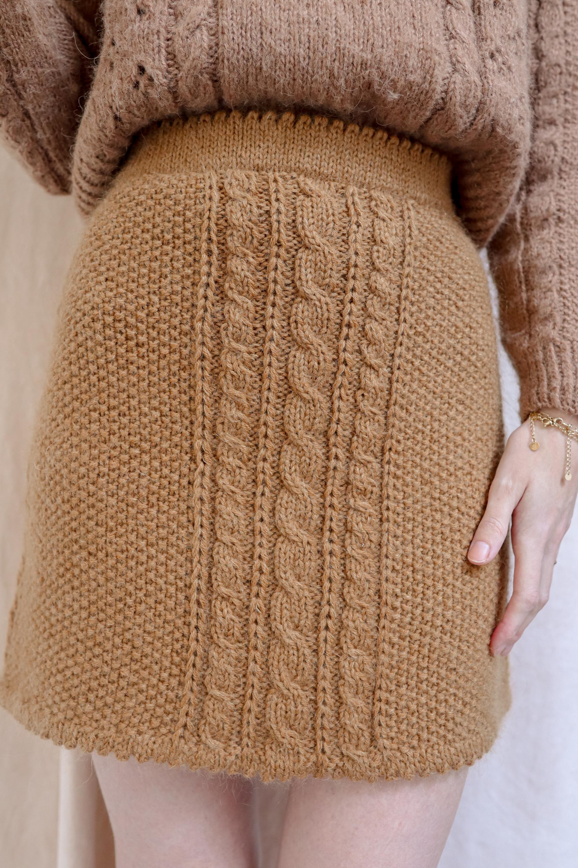 Sage Seed Skirt | Knitting Pattern
