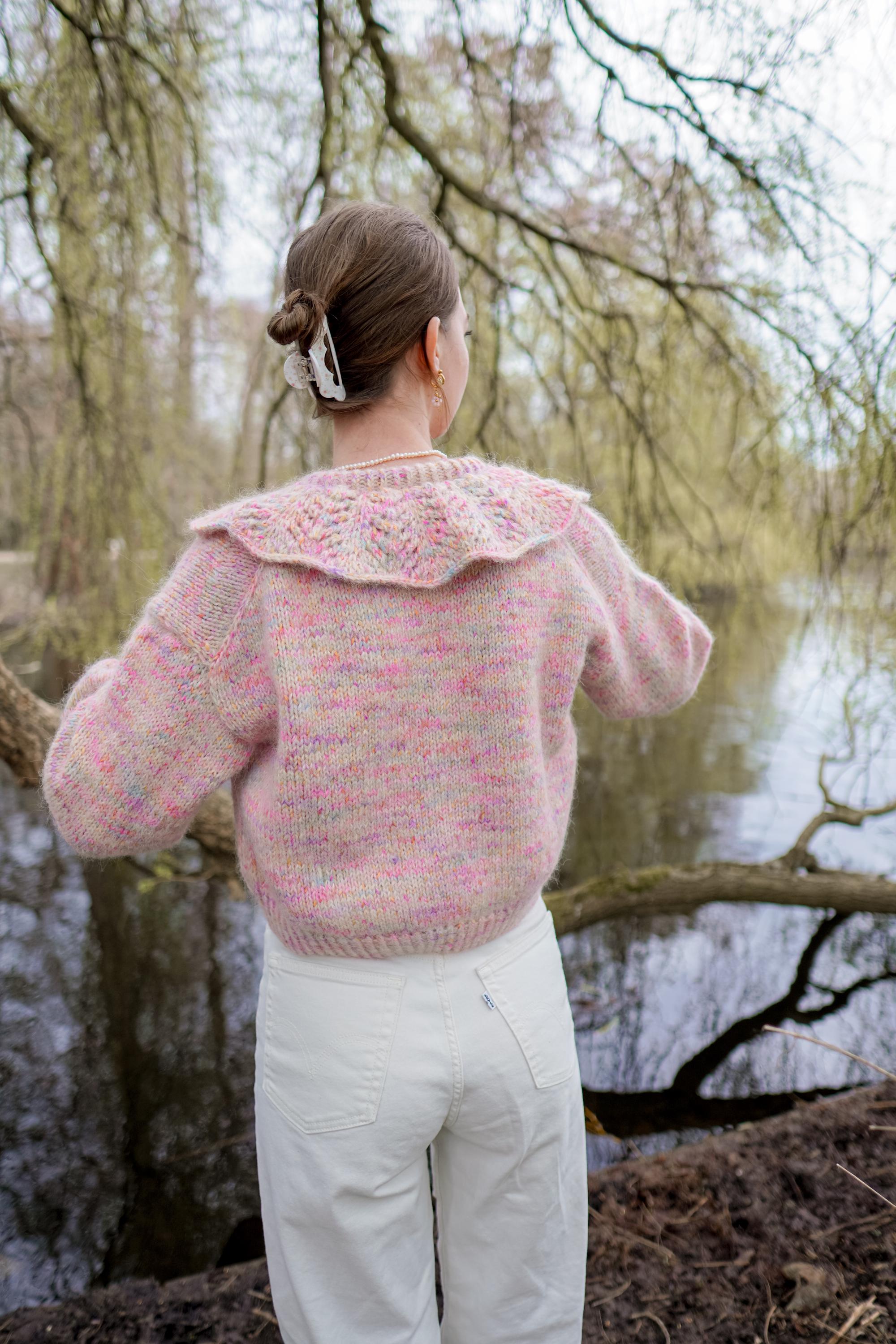Clara Collar Cardigan | Knitting Pattern