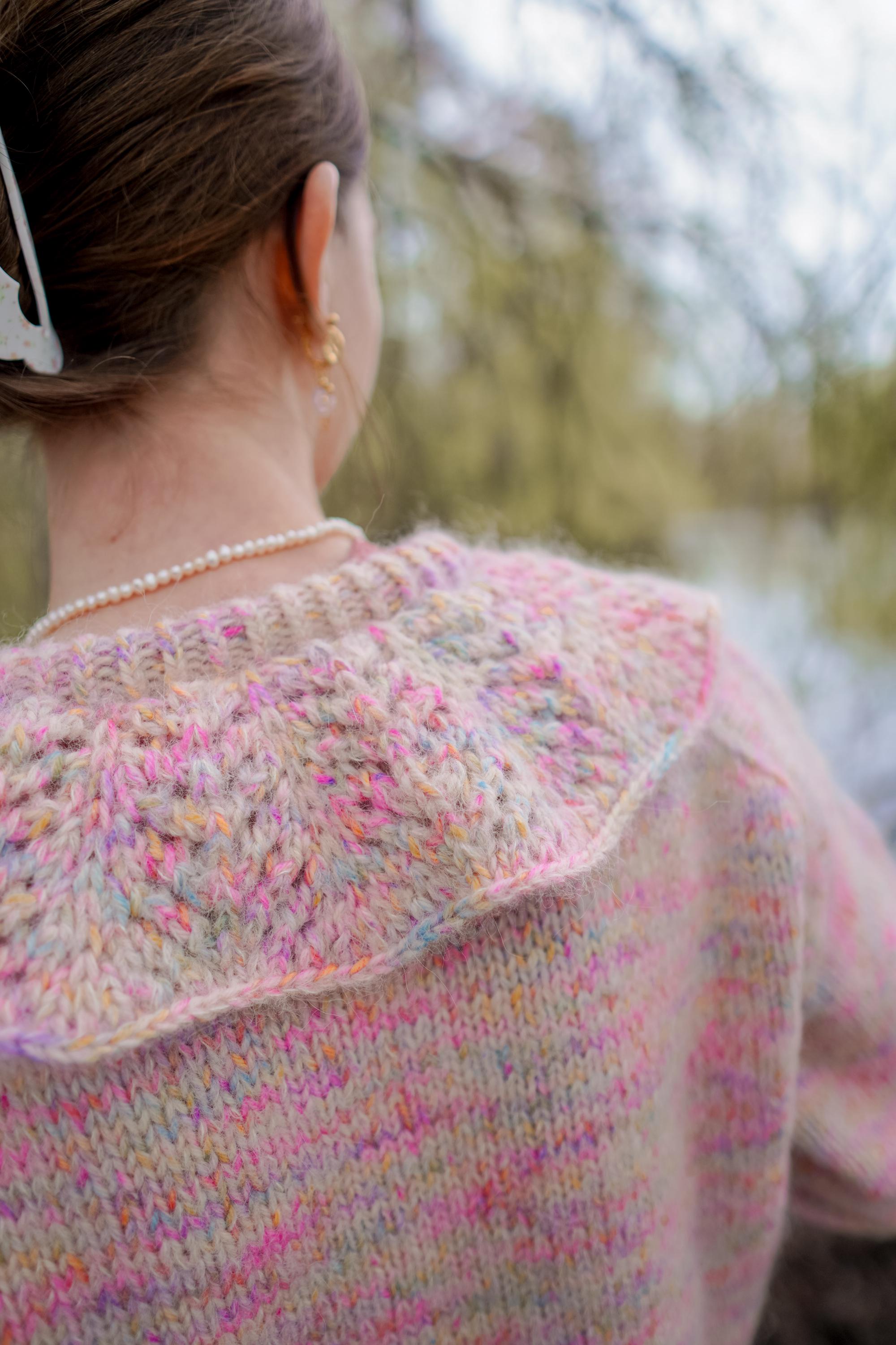 Clara Collar Cardigan | Knitting Pattern