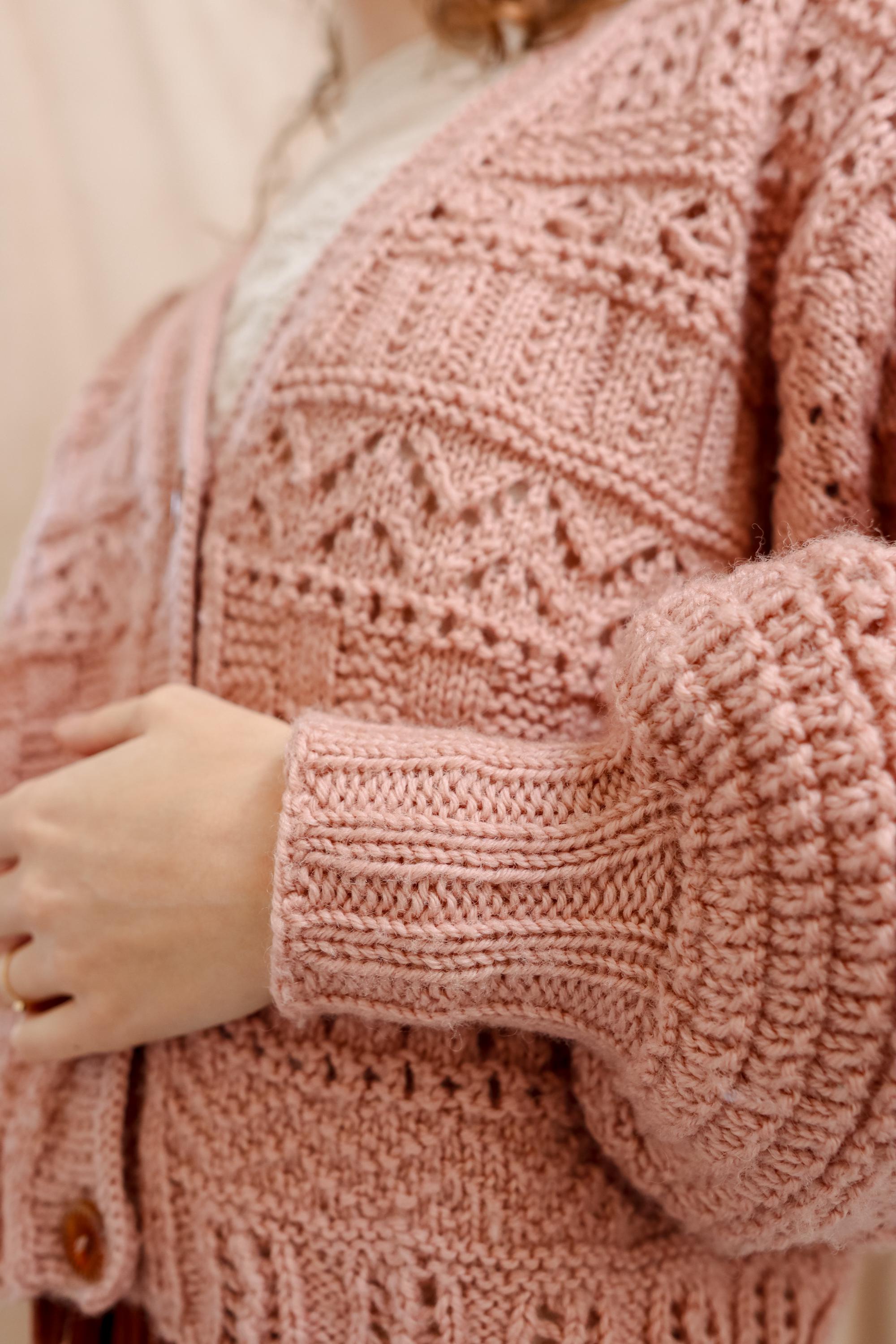 Tallulah Texture Cardigan | Knitting Pattern
