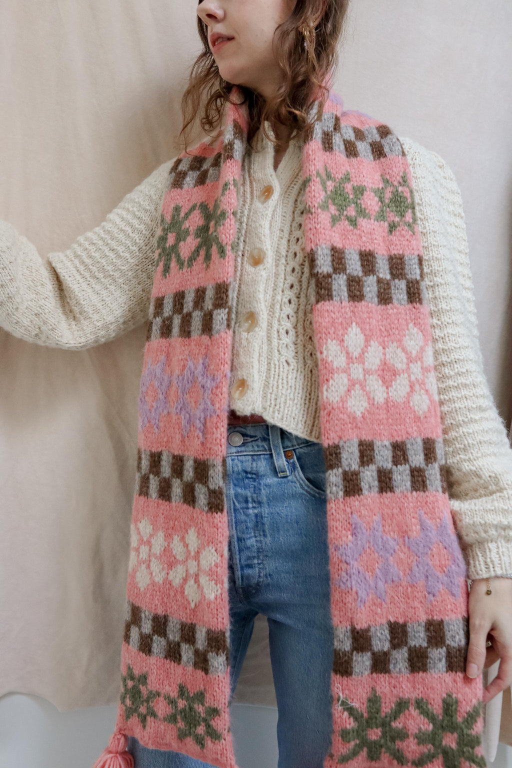 Quinty Quilt Scarf | Knitting Pattern