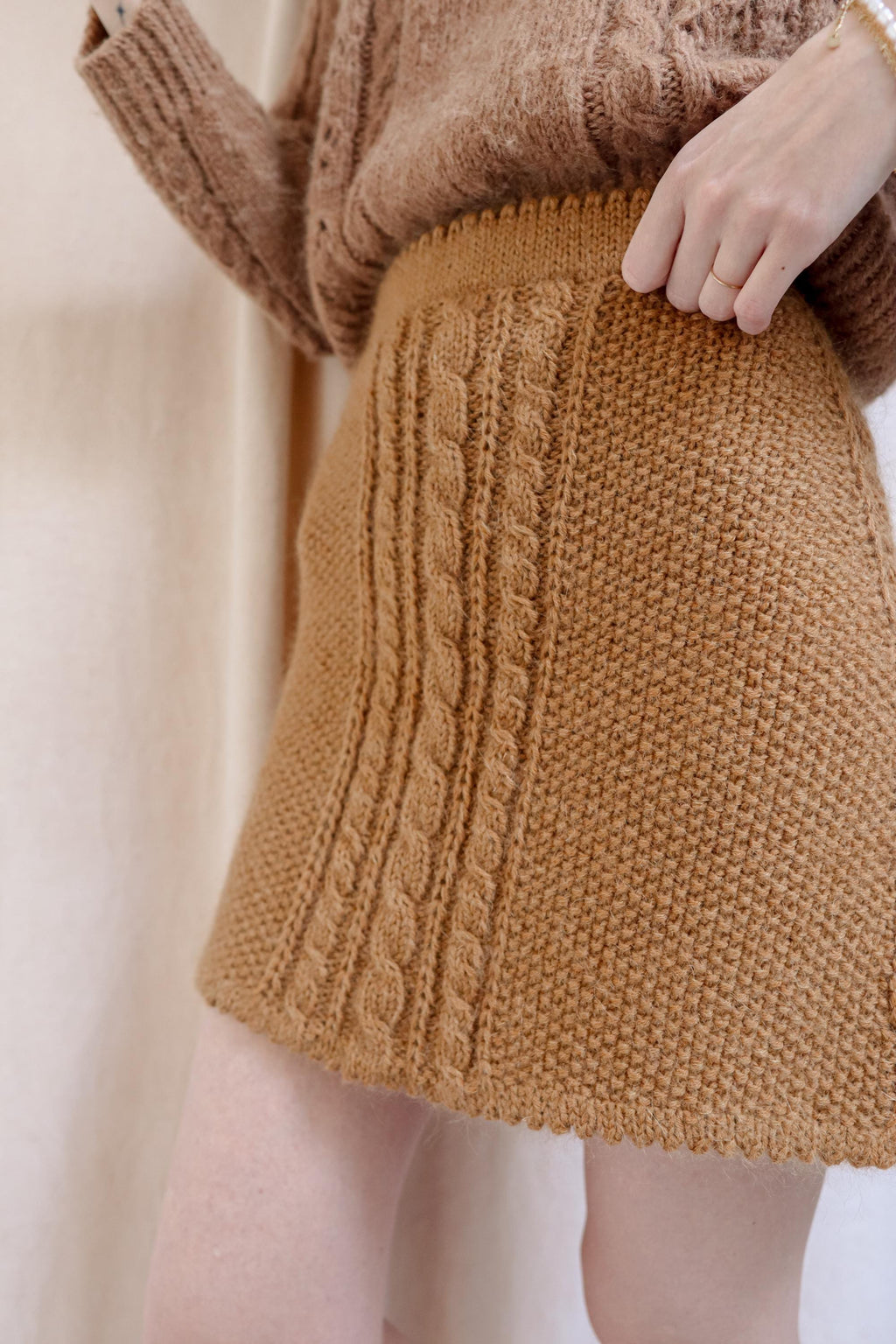 Sage Seed Skirt | Knitting Pattern