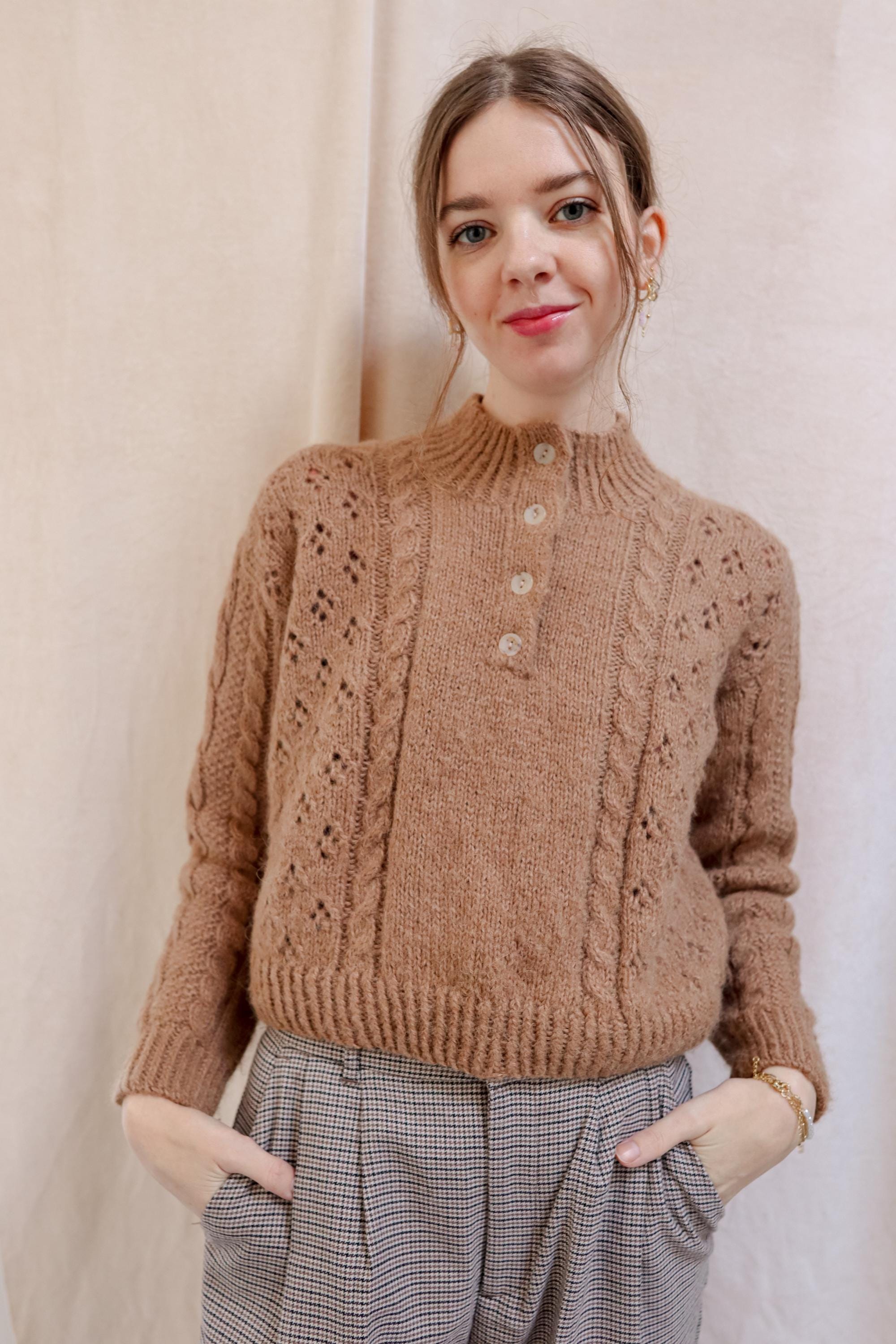 Fiona Flower Sweater | Knitting Pattern