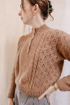 Fiona Flower Sweater | Knitting Pattern