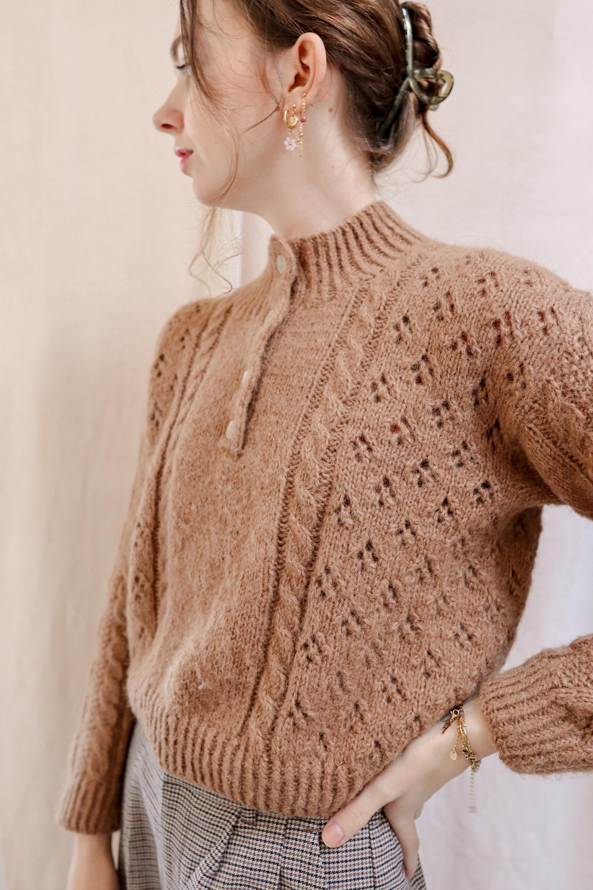 Fiona Flower Sweater | Knitting Pattern