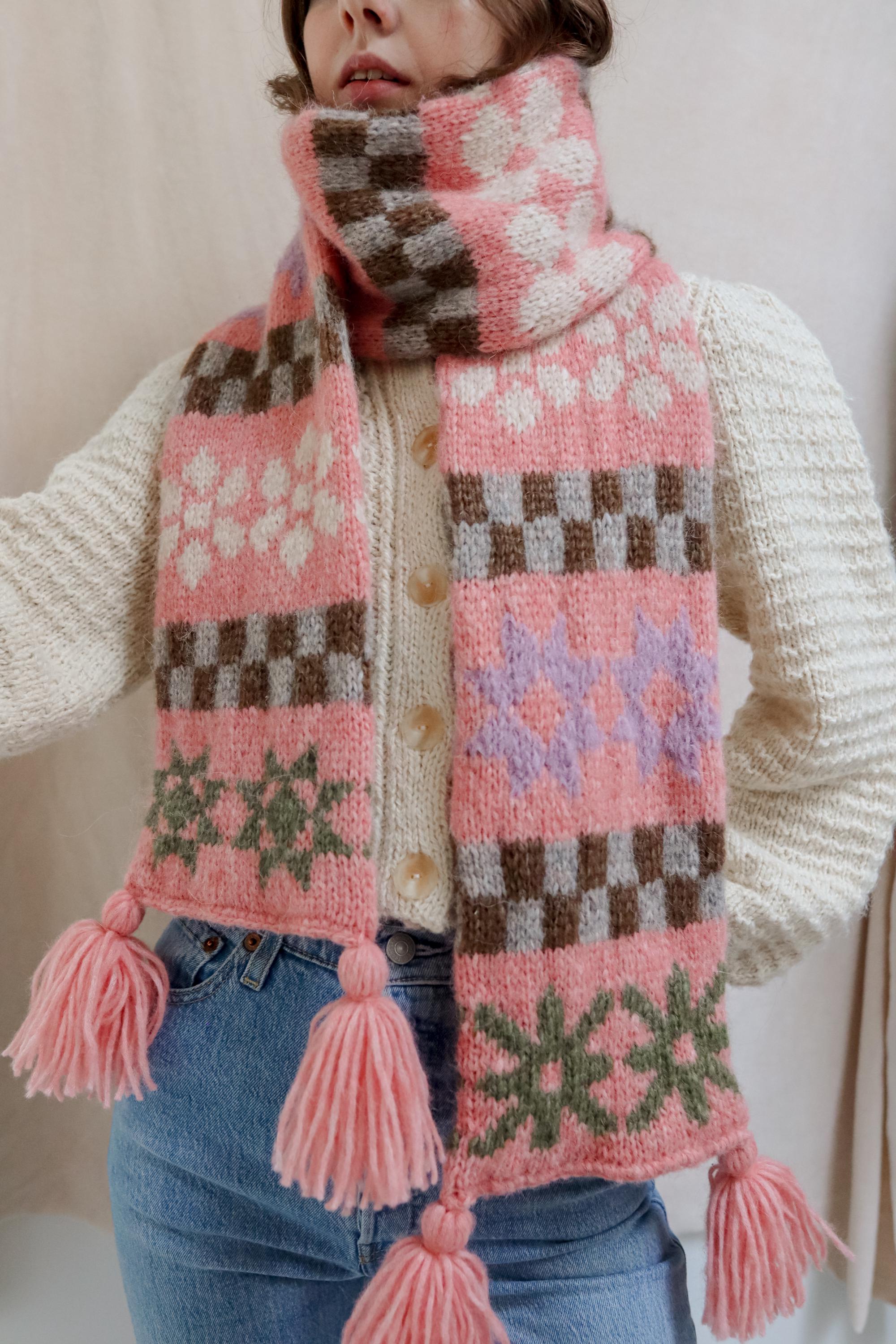 Quinty Quilt Scarf | Knitting Pattern