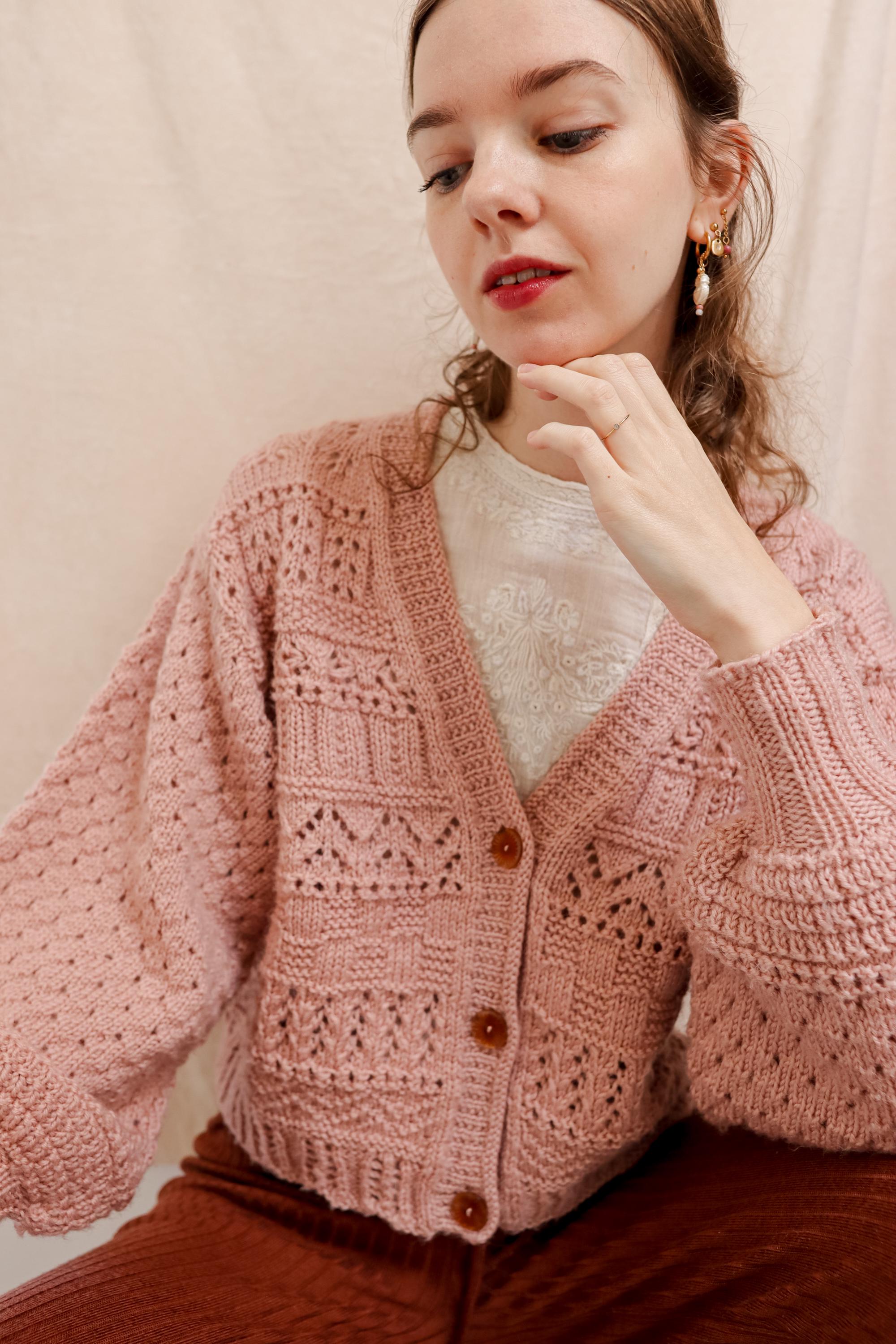 Tallulah Texture Cardigan | Knitting Pattern