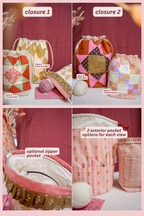 The Quilted Star Bag | Aimee Project Bag | Sewing Pattern