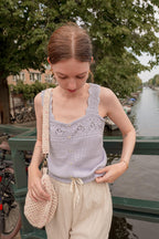 Bliss Broderie Top | Knitting Pattern