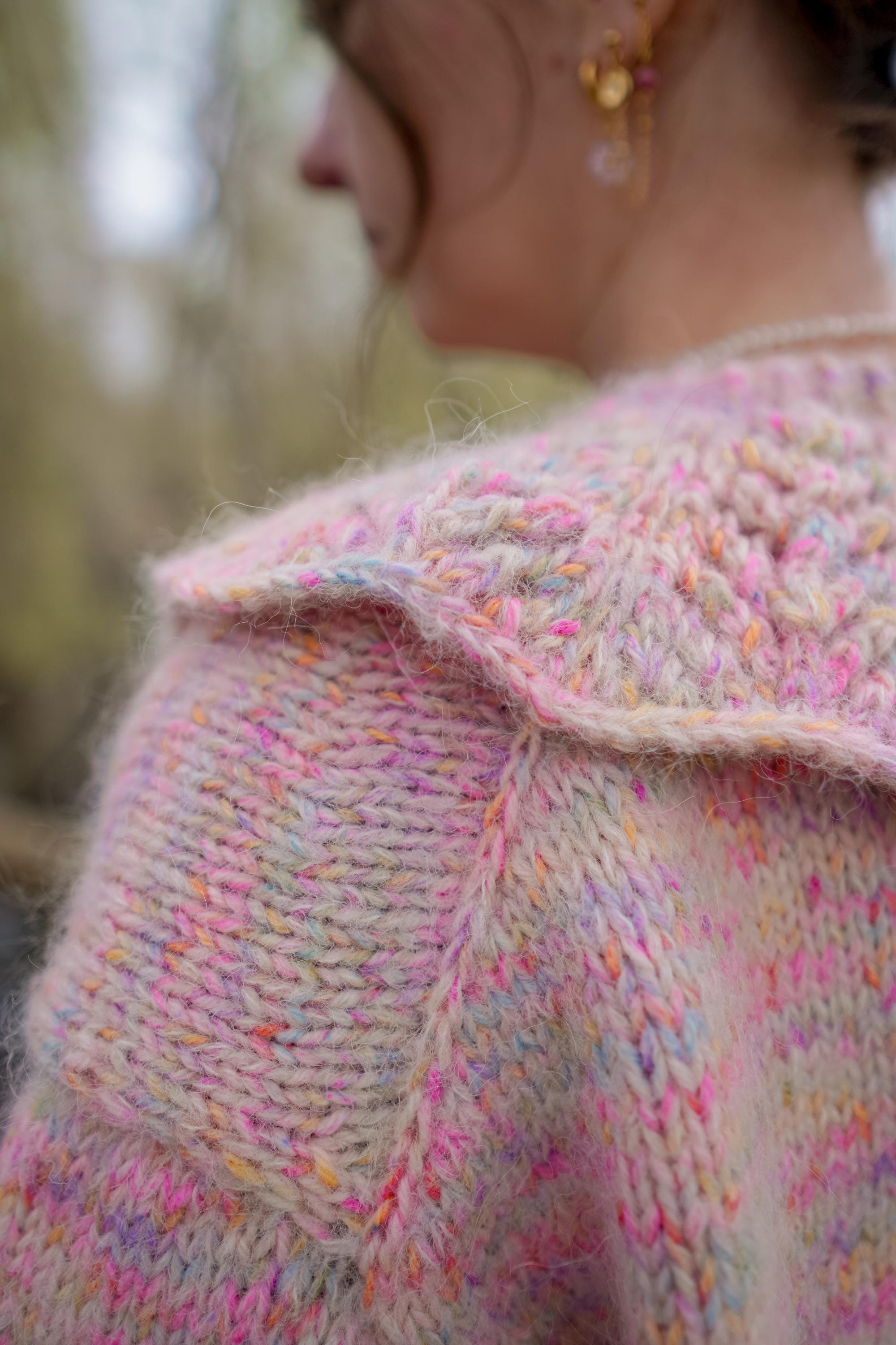 Clara Collar Cardigan | Knitting Pattern