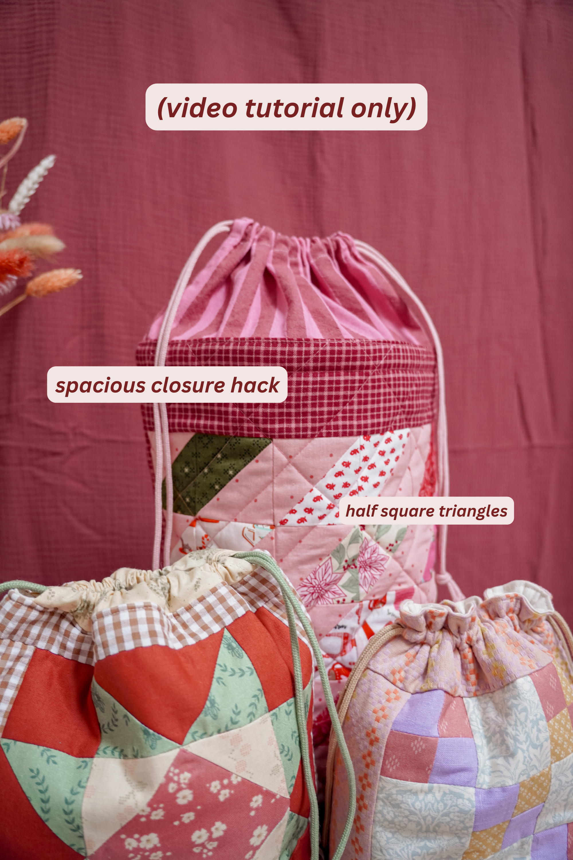 The Quilted Star Bag | Aimee Project Bag | Sewing Pattern