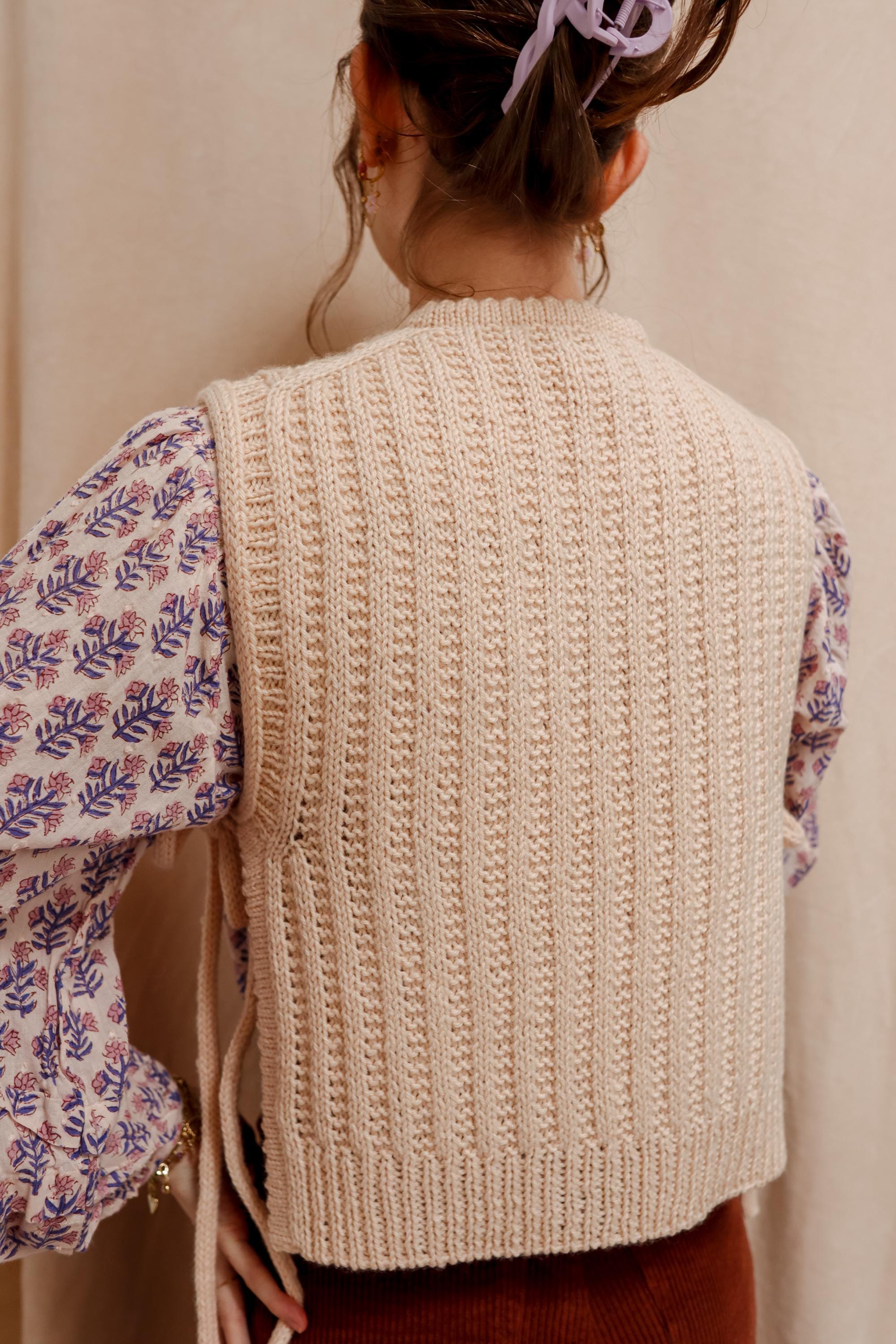 Bloom Bobble Slipover | Knitting Pattern