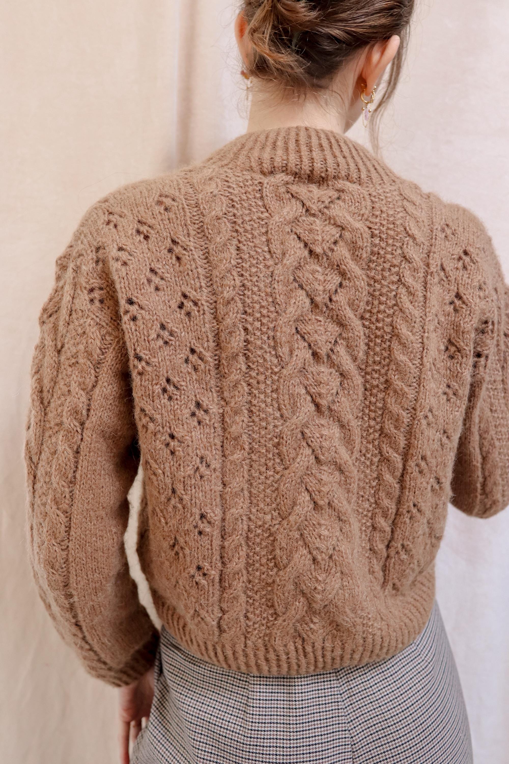 Fiona Flower Sweater | Knitting Pattern