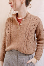 Fiona Flower Sweater | Knitting Pattern