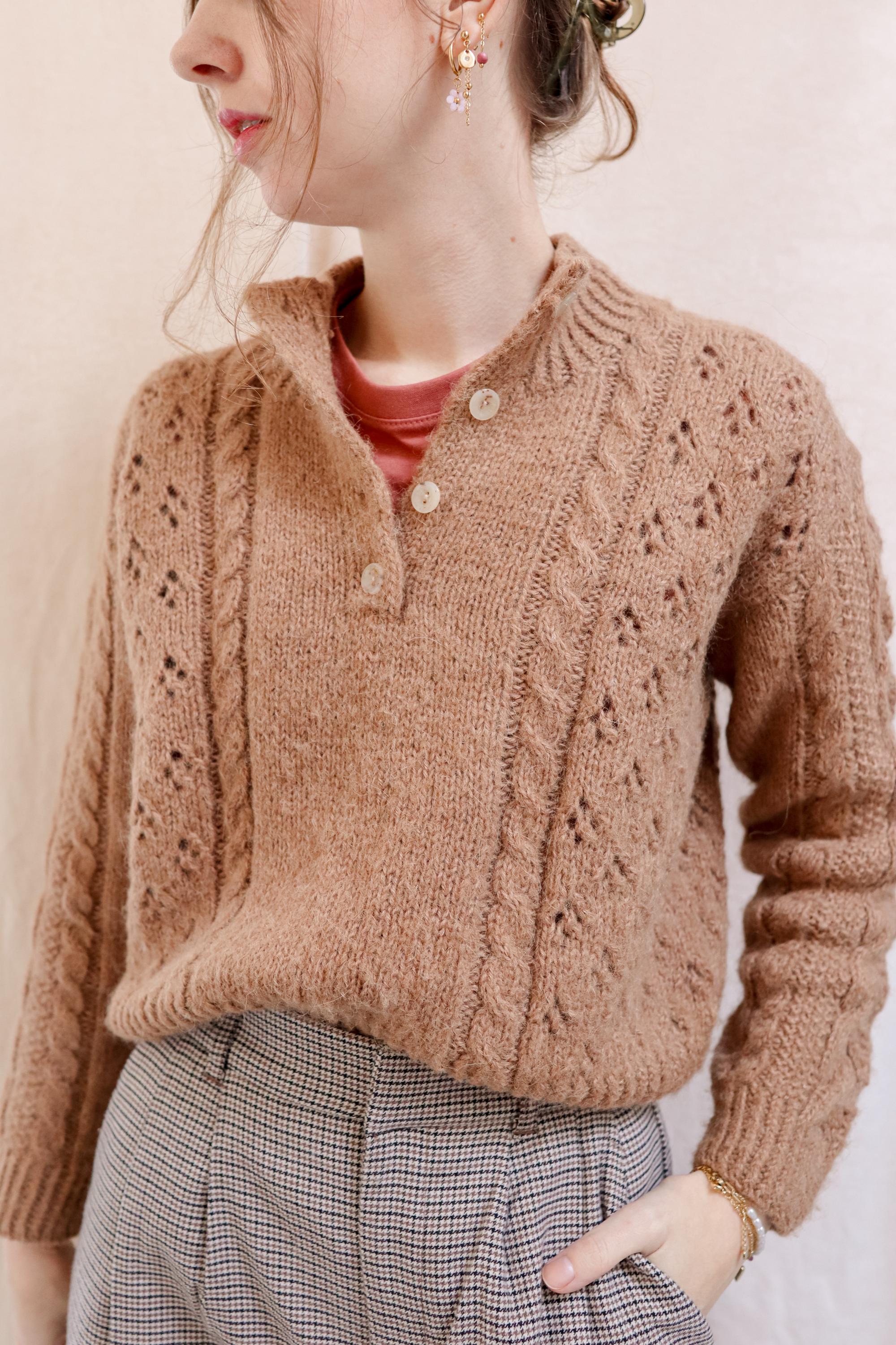 Fiona Flower Sweater | Knitting Pattern