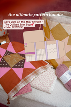 The Quilted Star Bag | Aimee Project Bag | Sewing Pattern