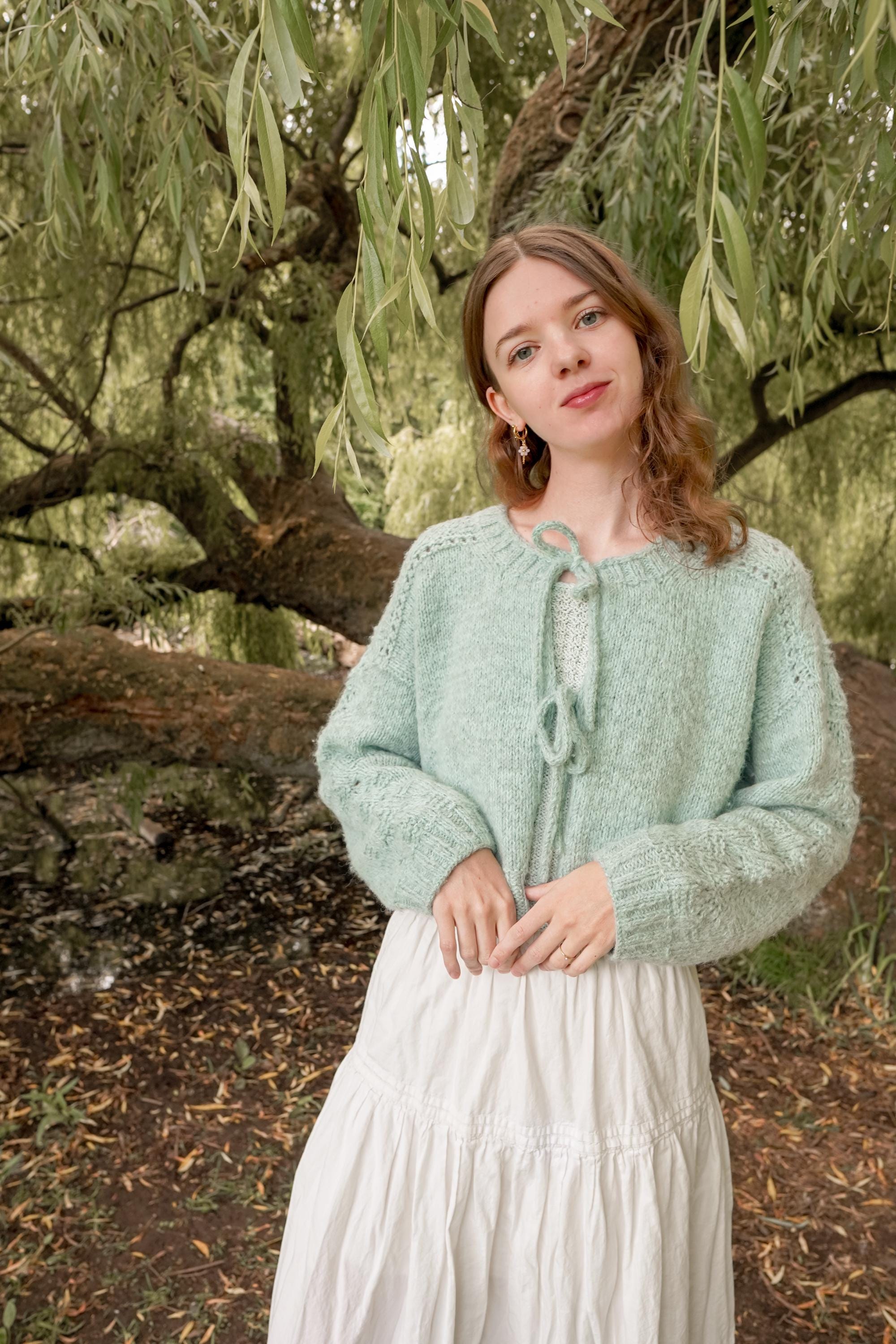 Bambi Bow Cardigan | Knitting Pattern