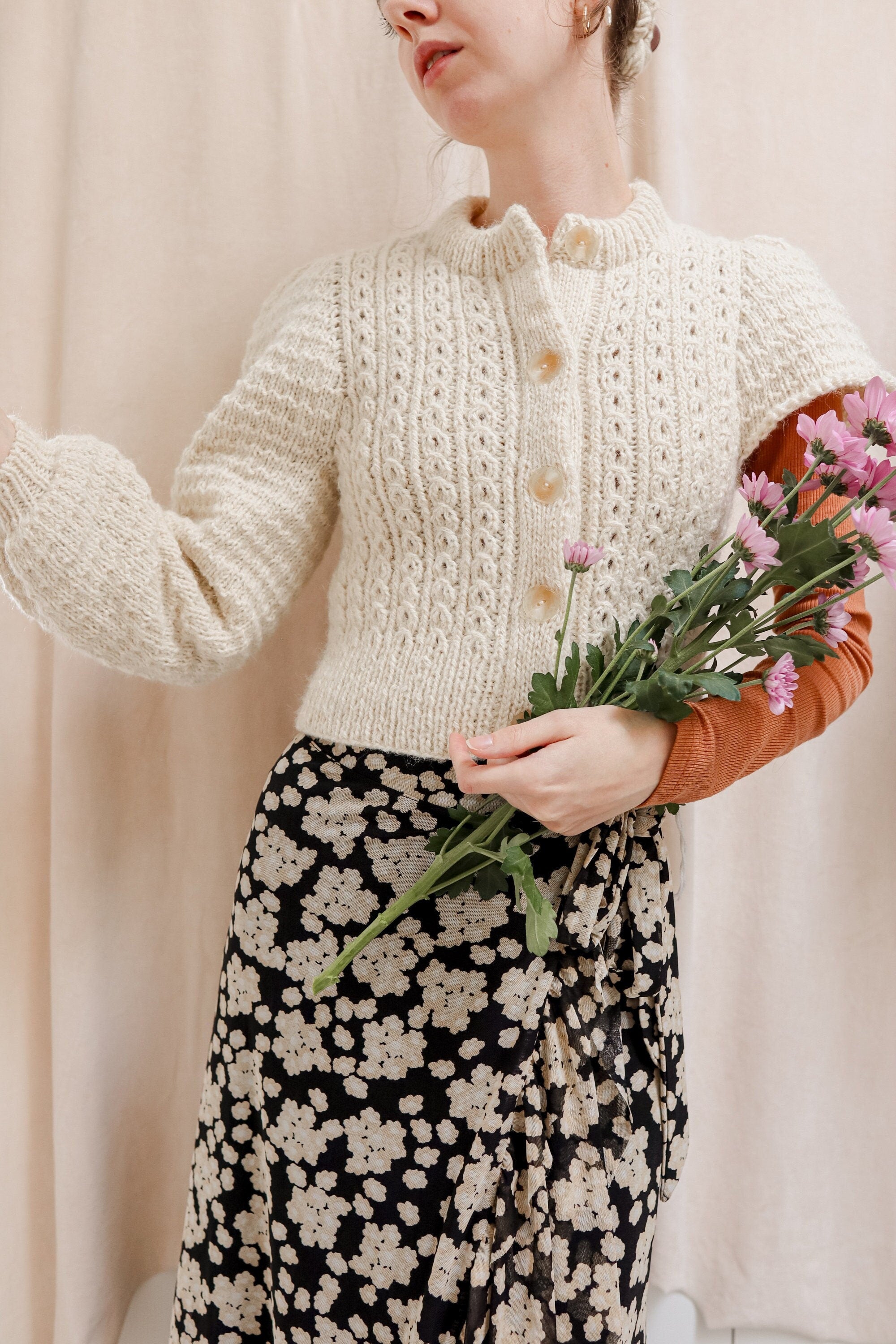 Vivienne Vintage Cardigan | Knitting Pattern
