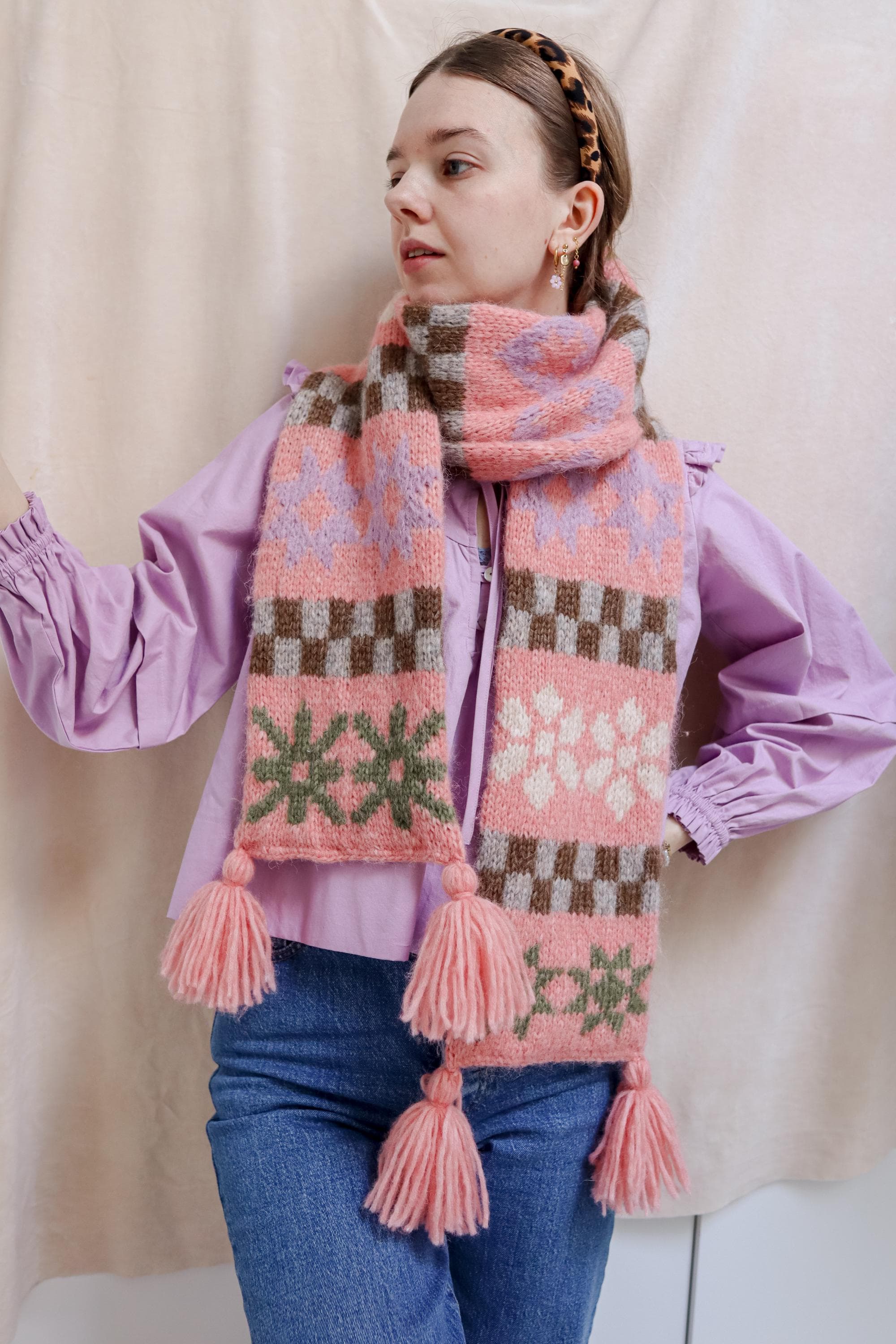 Quinty Quilt Scarf | Knitting Pattern