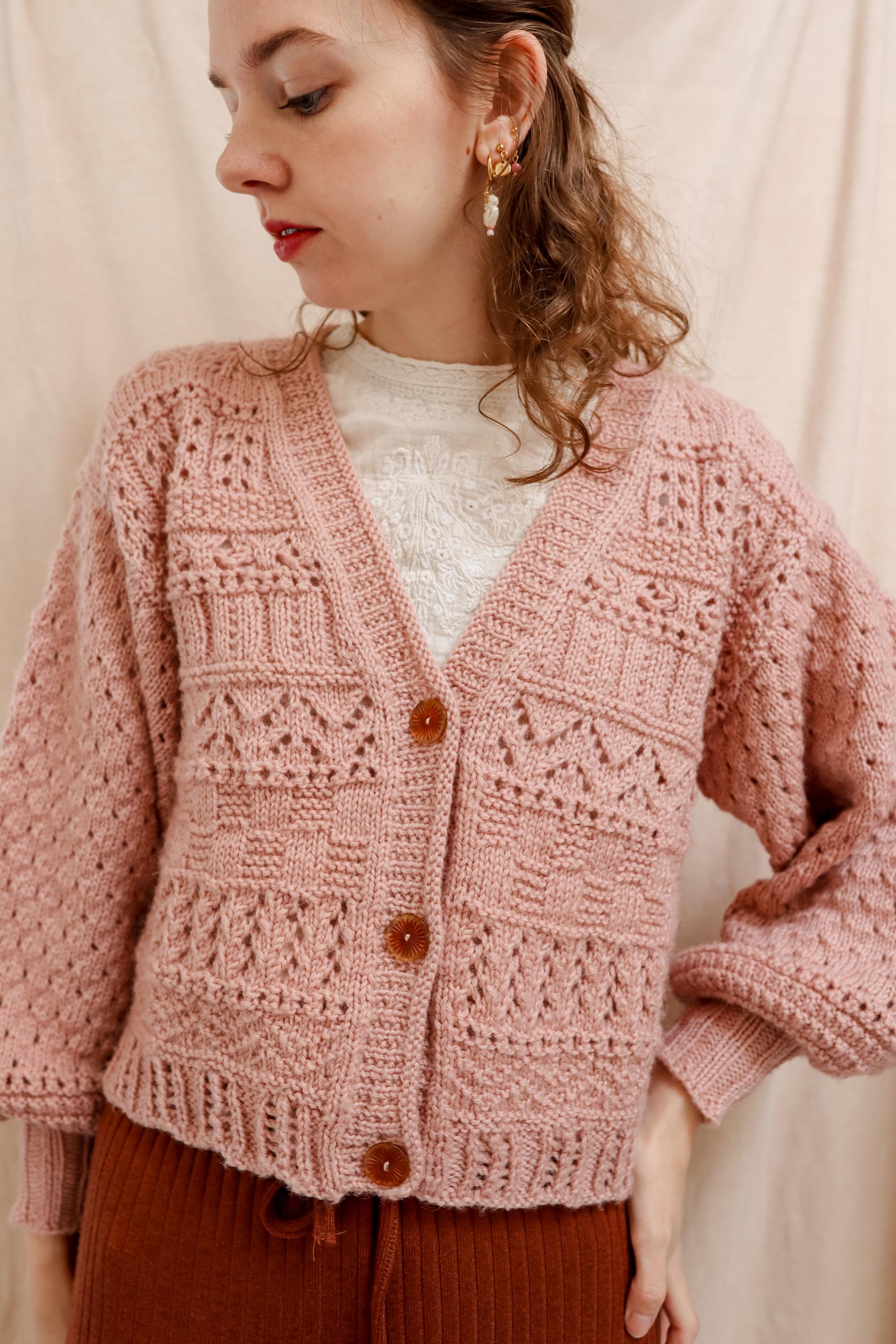 Tallulah Texture Cardigan | Knitting Pattern