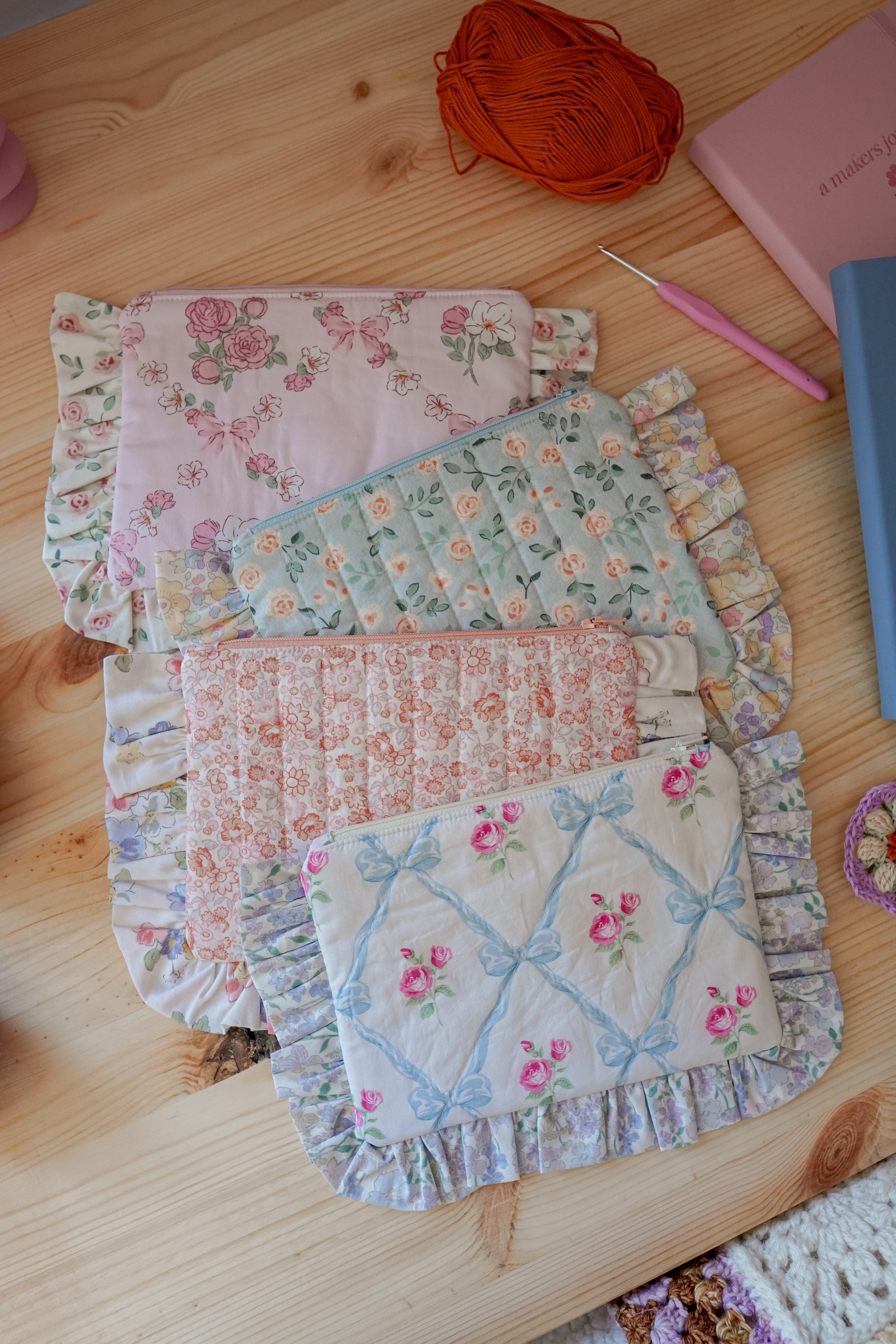 Notions Bag | Flower Garden