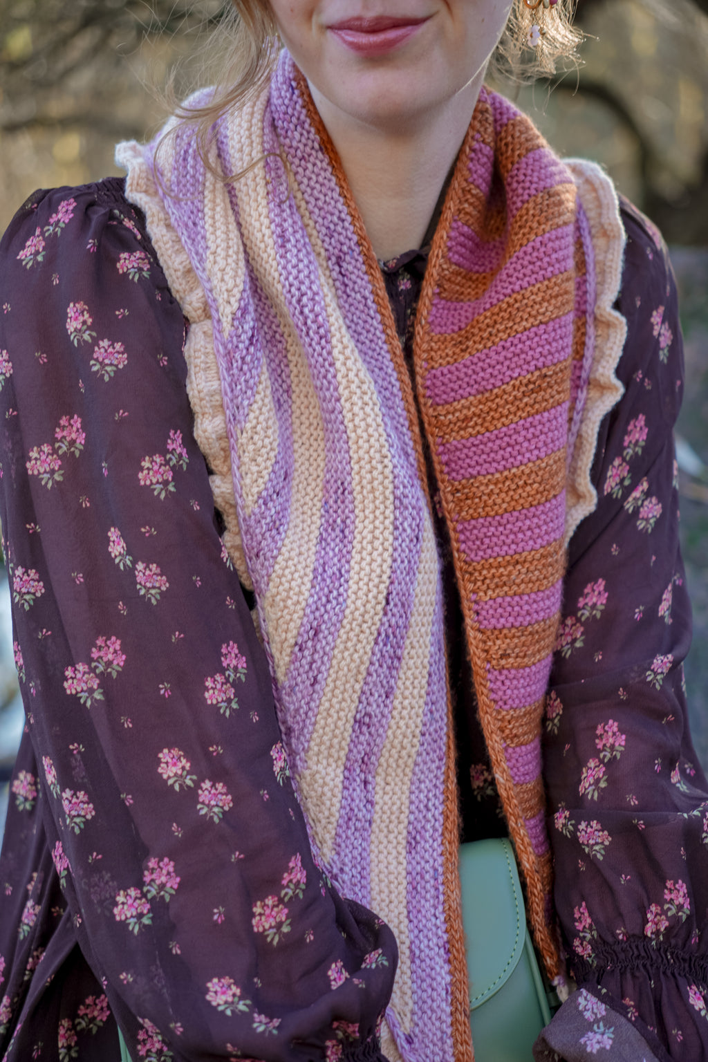 Pippa Patch Scarf | Knitting Pattern