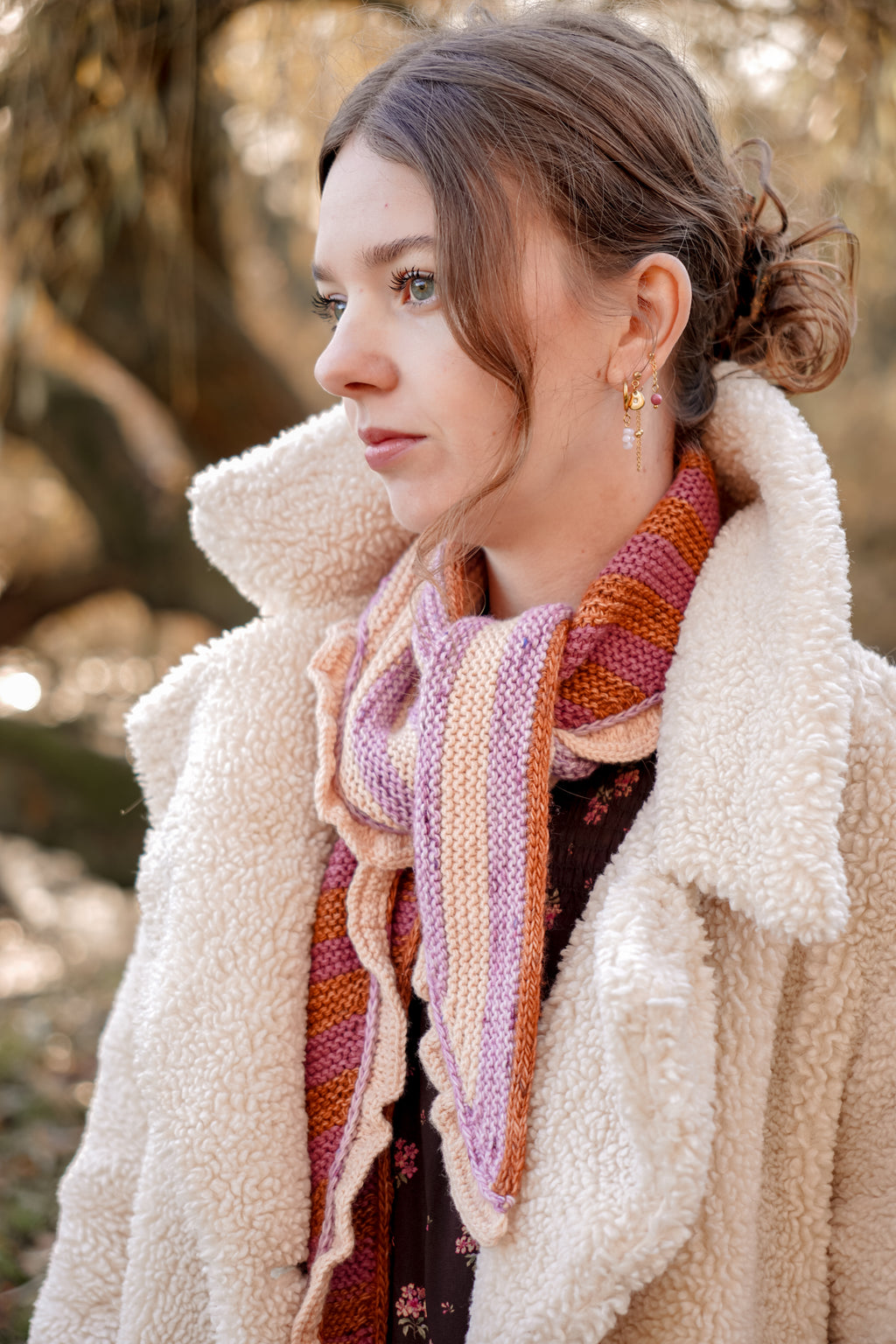 Pippa Patch Scarf | Knitting Pattern