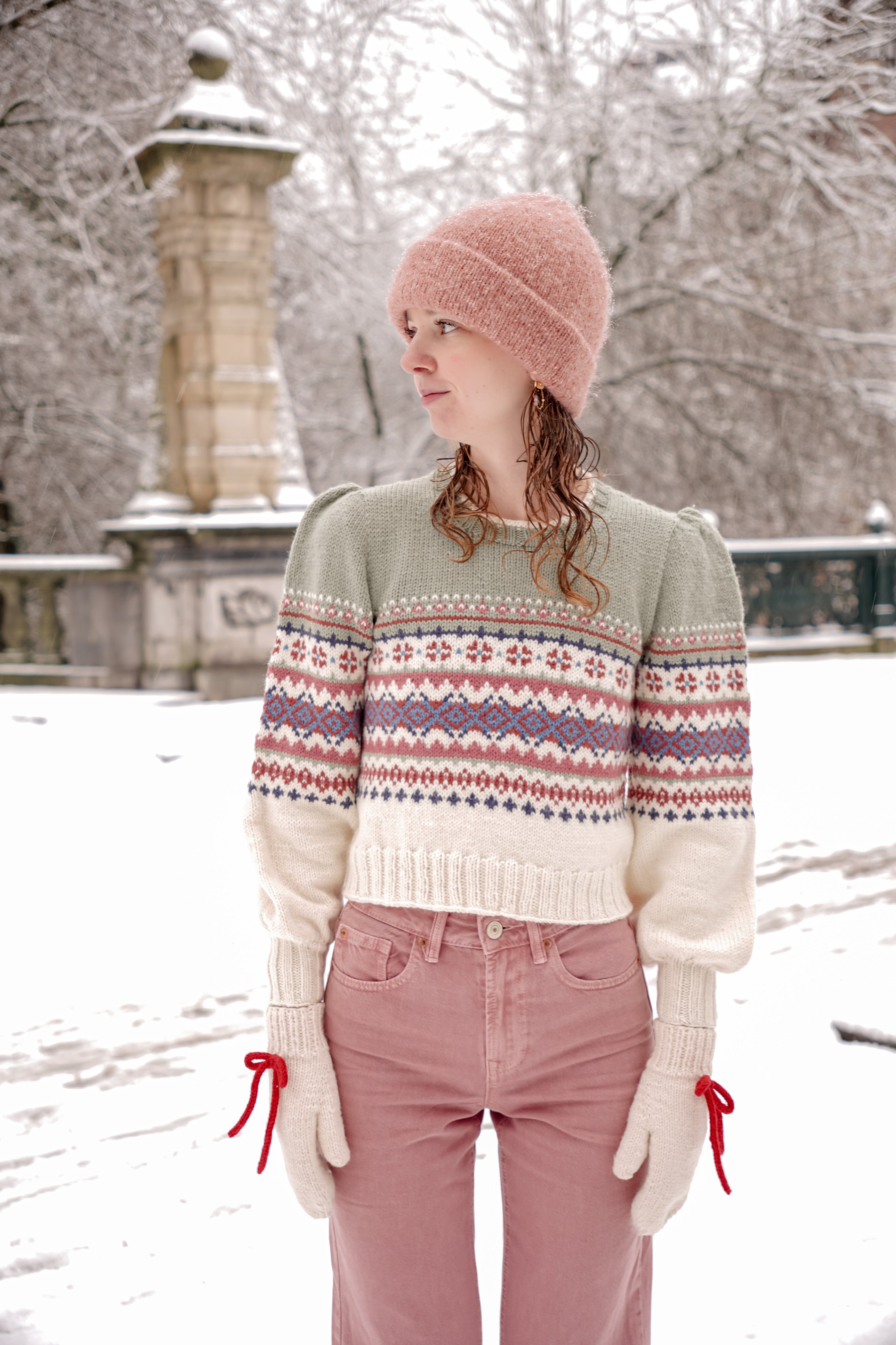 Primrose Puff Sweater & Cardigan | Knitting Pattern