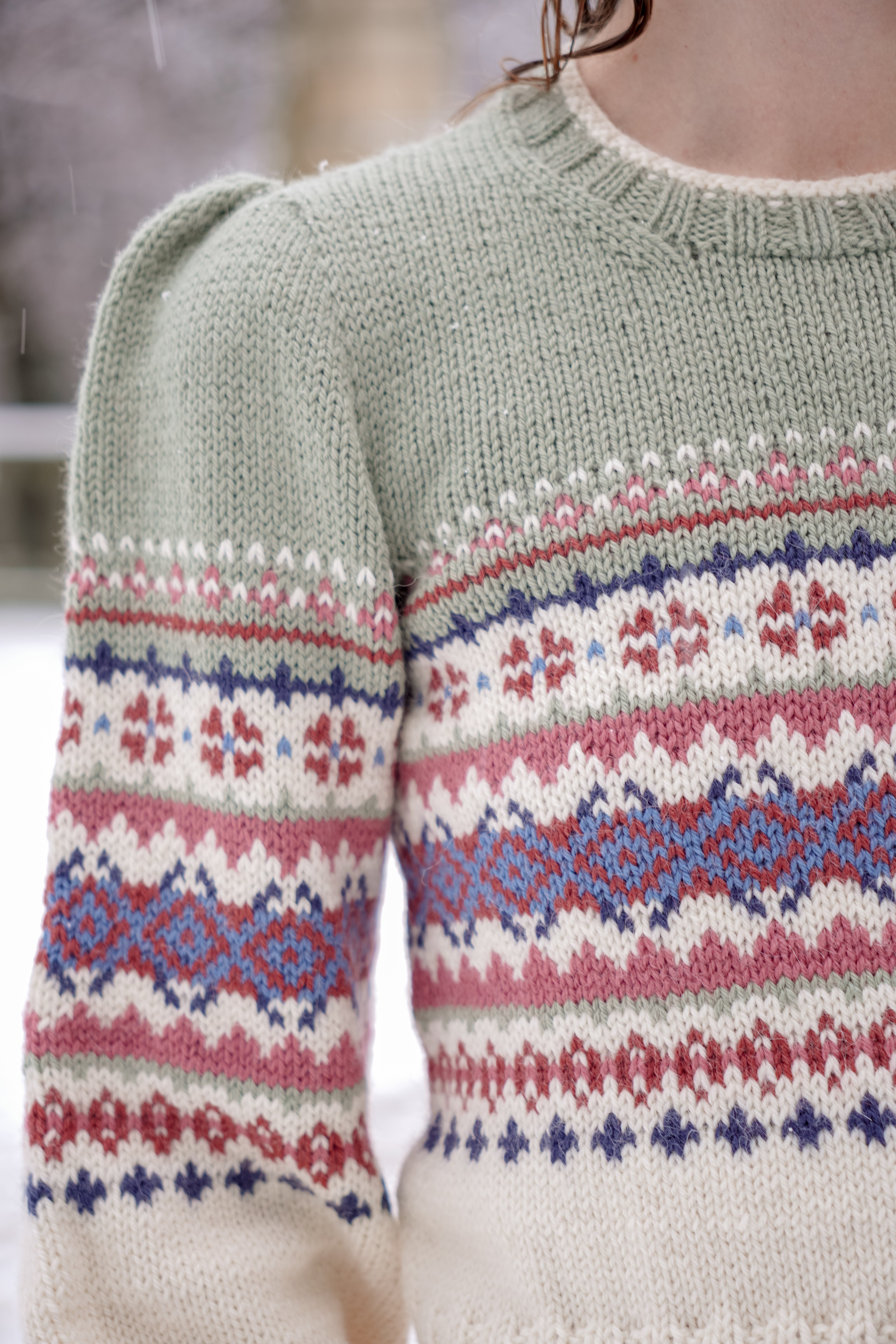 Primrose Puff Sweater & Cardigan | Knitting Pattern