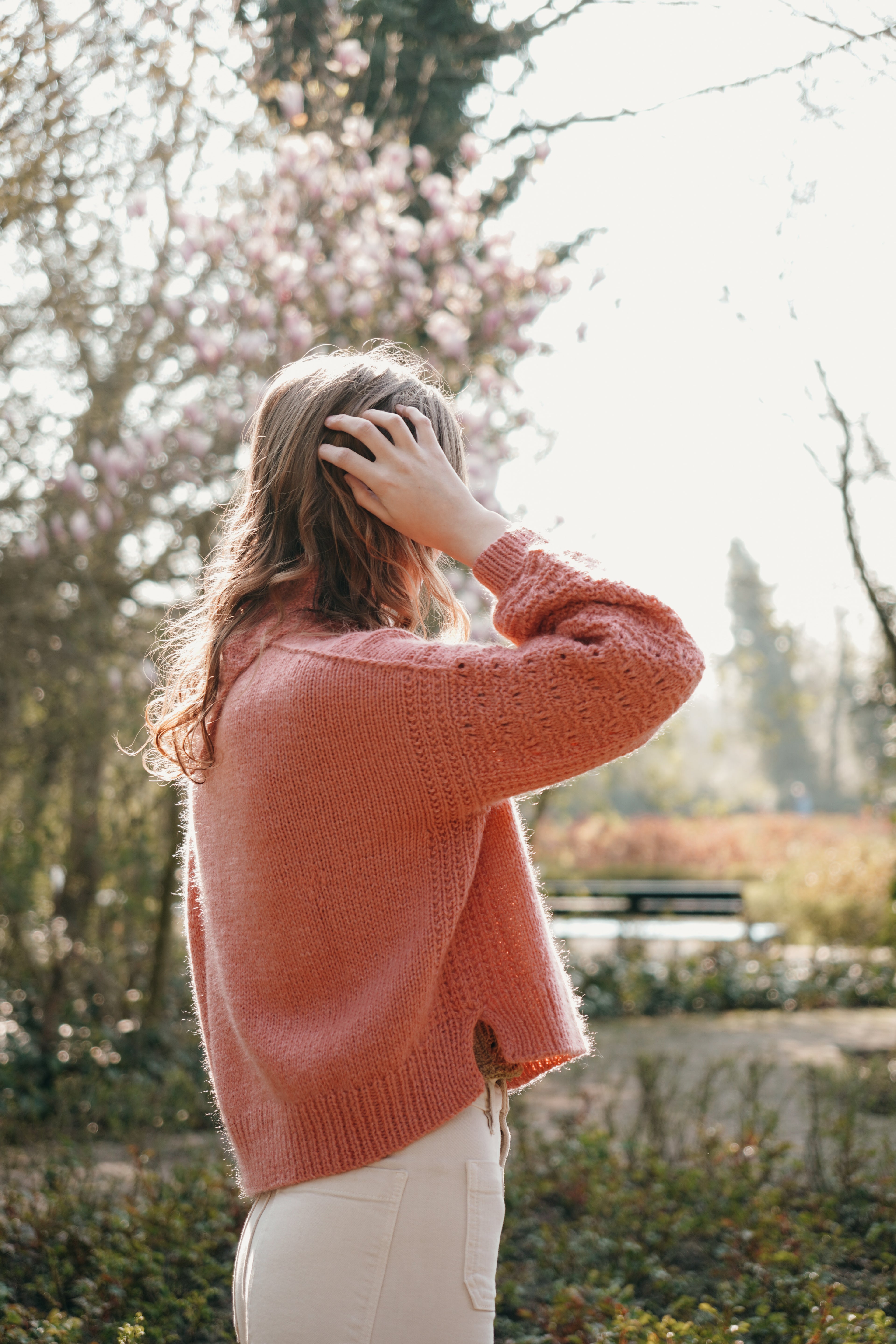 Cecilia Check Sweater & Scarf | Knitting Pattern