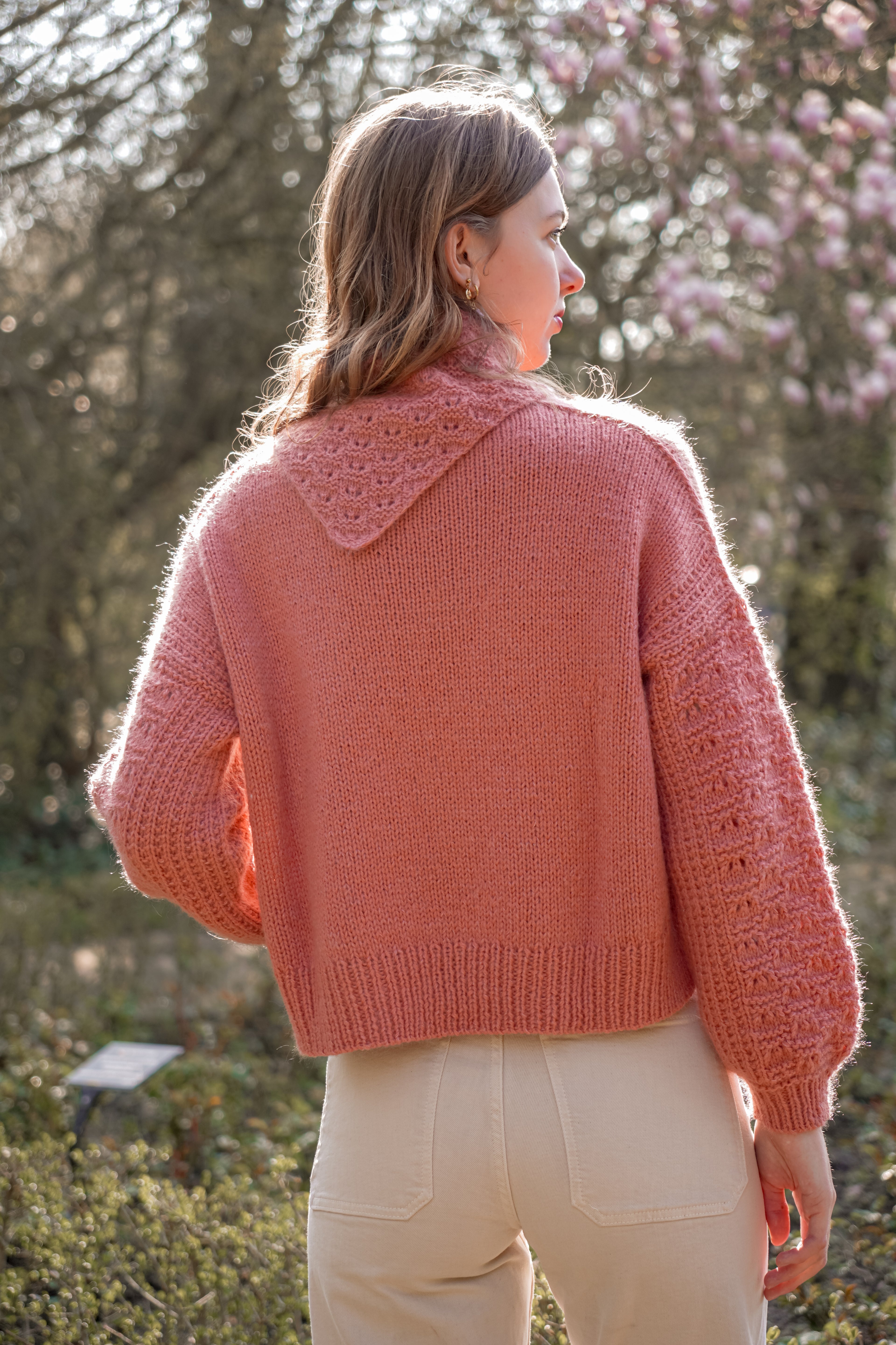 Cecilia Check Sweater & Scarf | Knitting Pattern