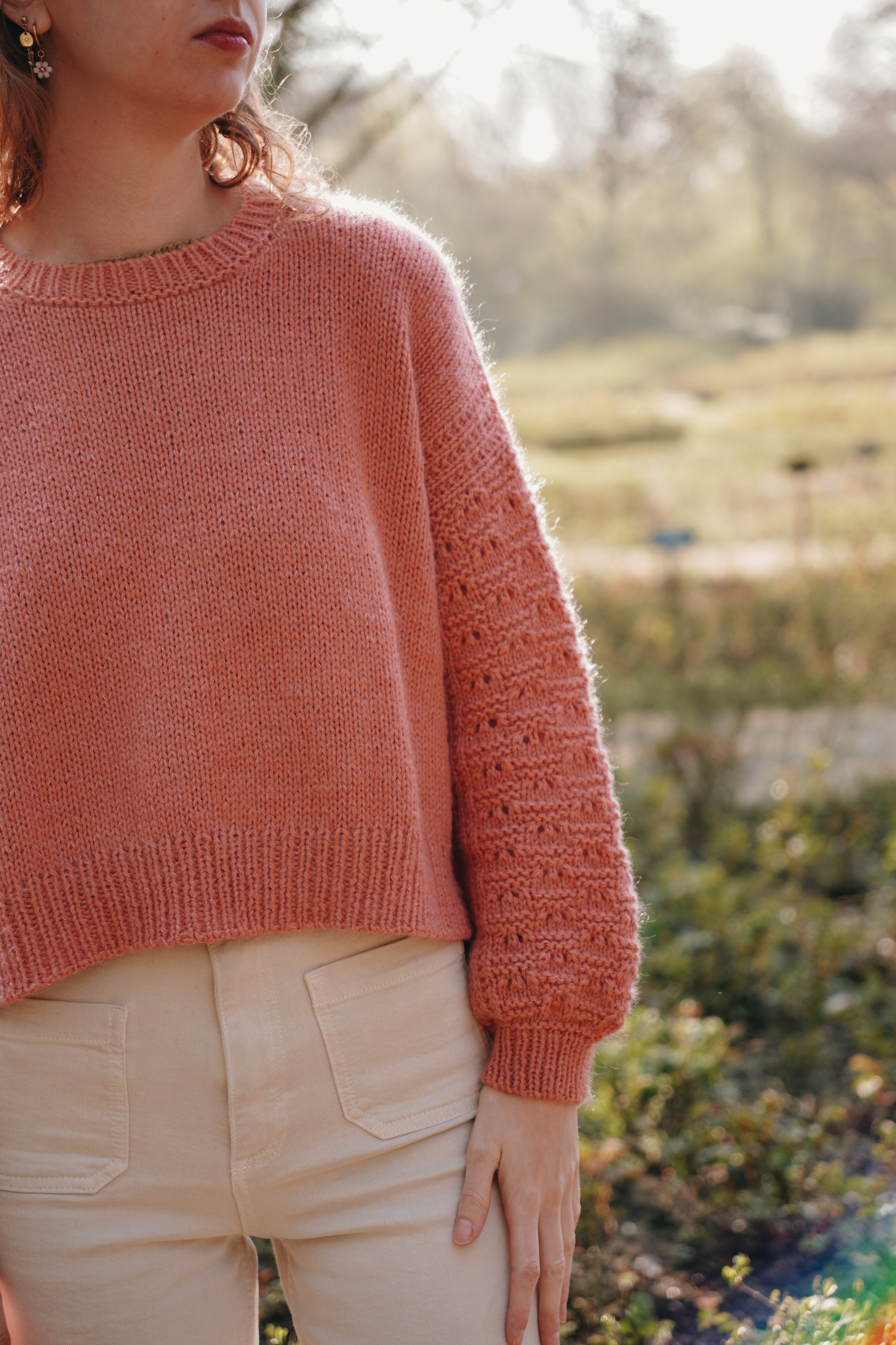 Cecilia Check Sweater & Scarf | Knitting Pattern