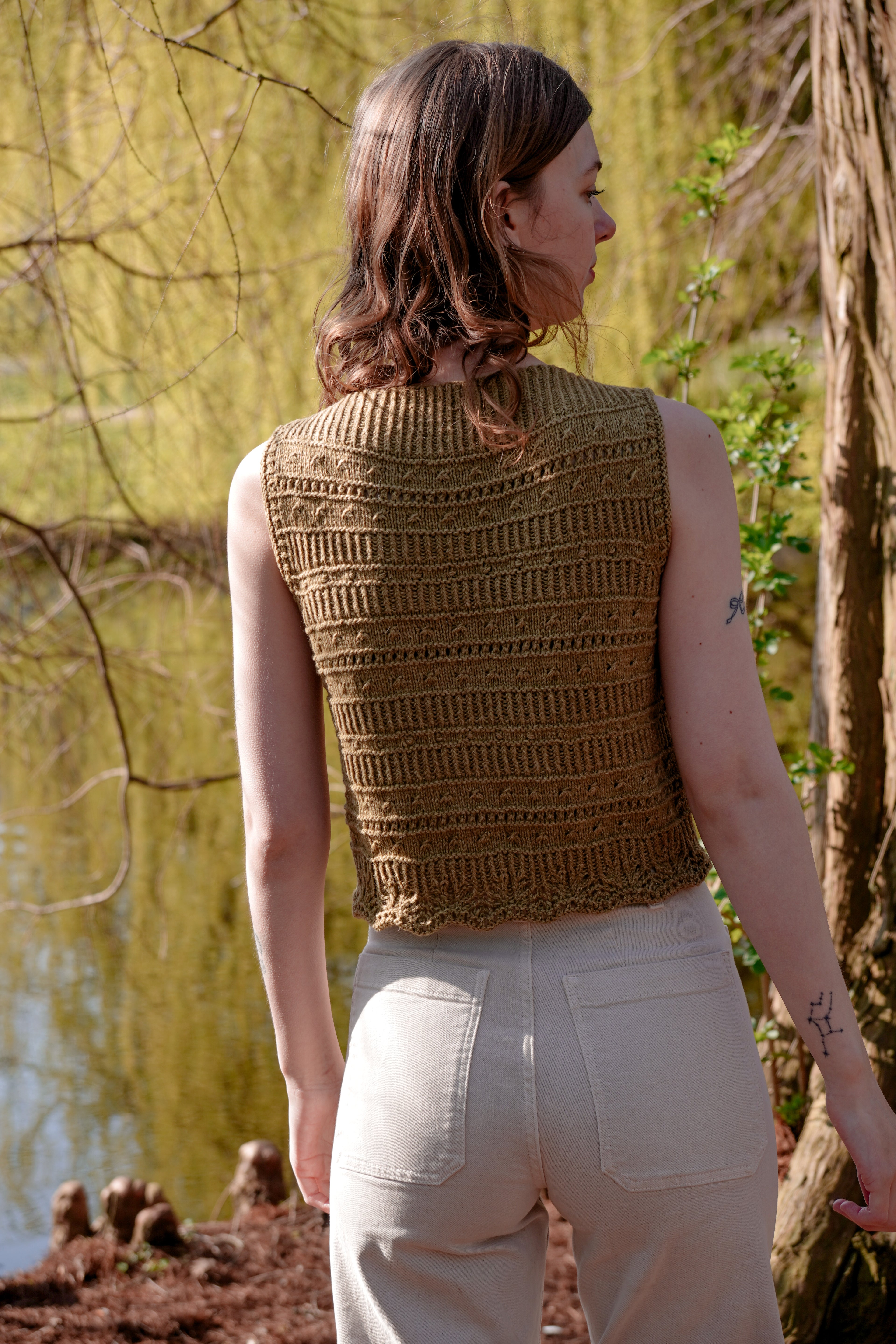 Lila Leaf Top | Knitting Pattern