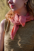 Cecilia Check Sweater & Scarf | Knitting Pattern