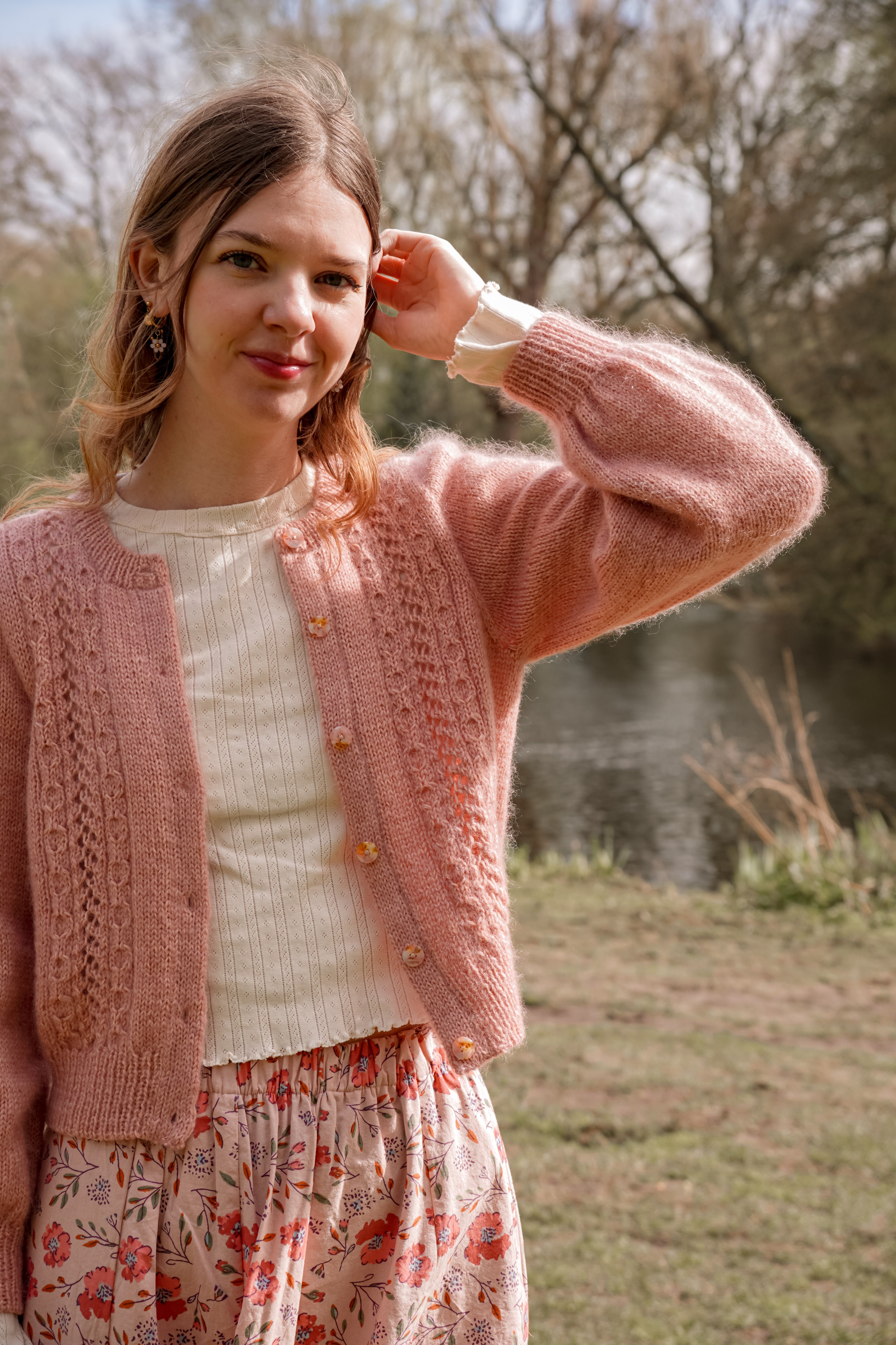 Primrose Puff Sweater & Cardigan | Knitting Pattern