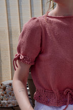 Lila Leaf Top | Knitting Pattern