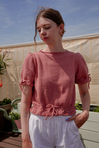 Lila Leaf Top | Knitting Pattern