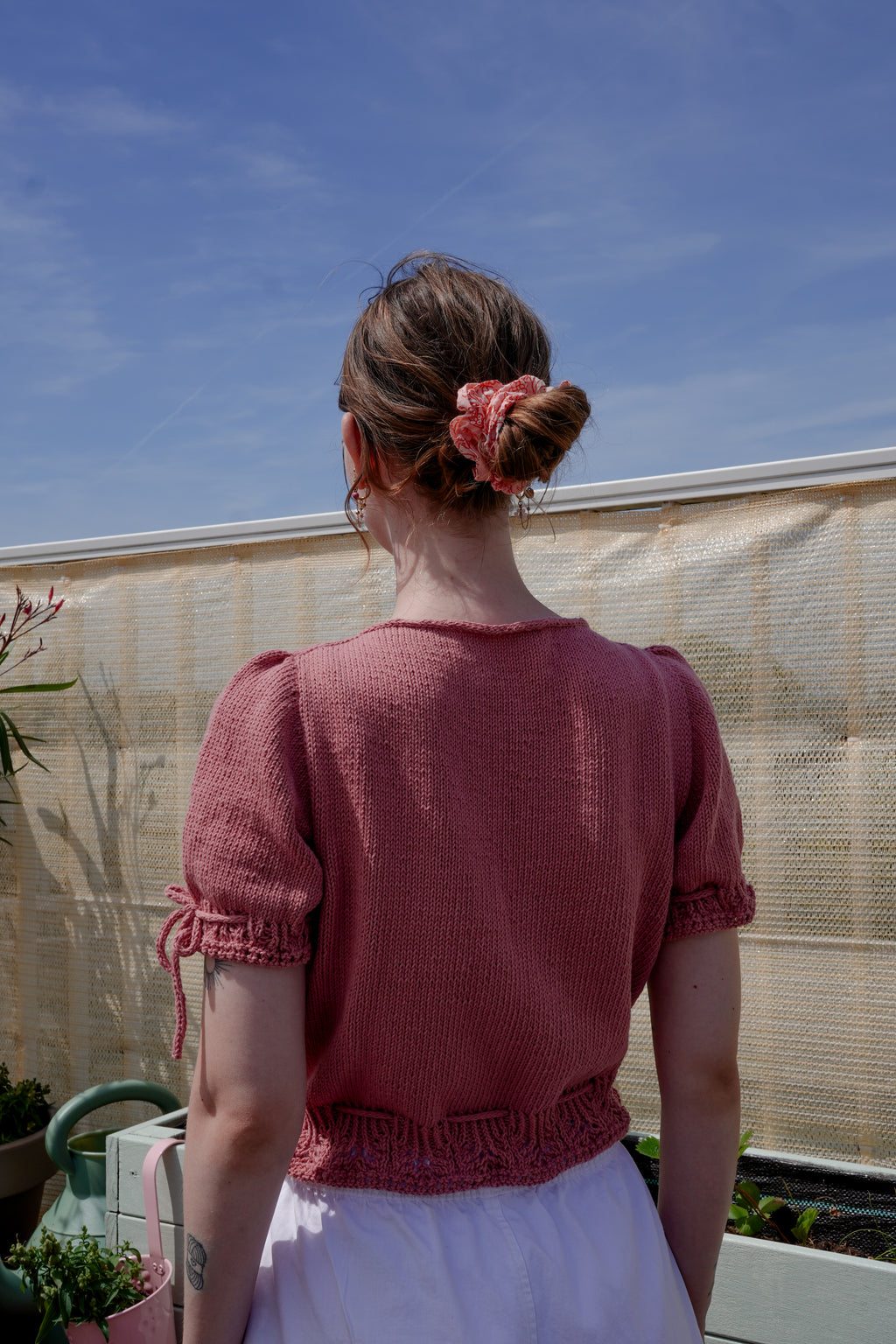 Lila Leaf Top | Knitting Pattern