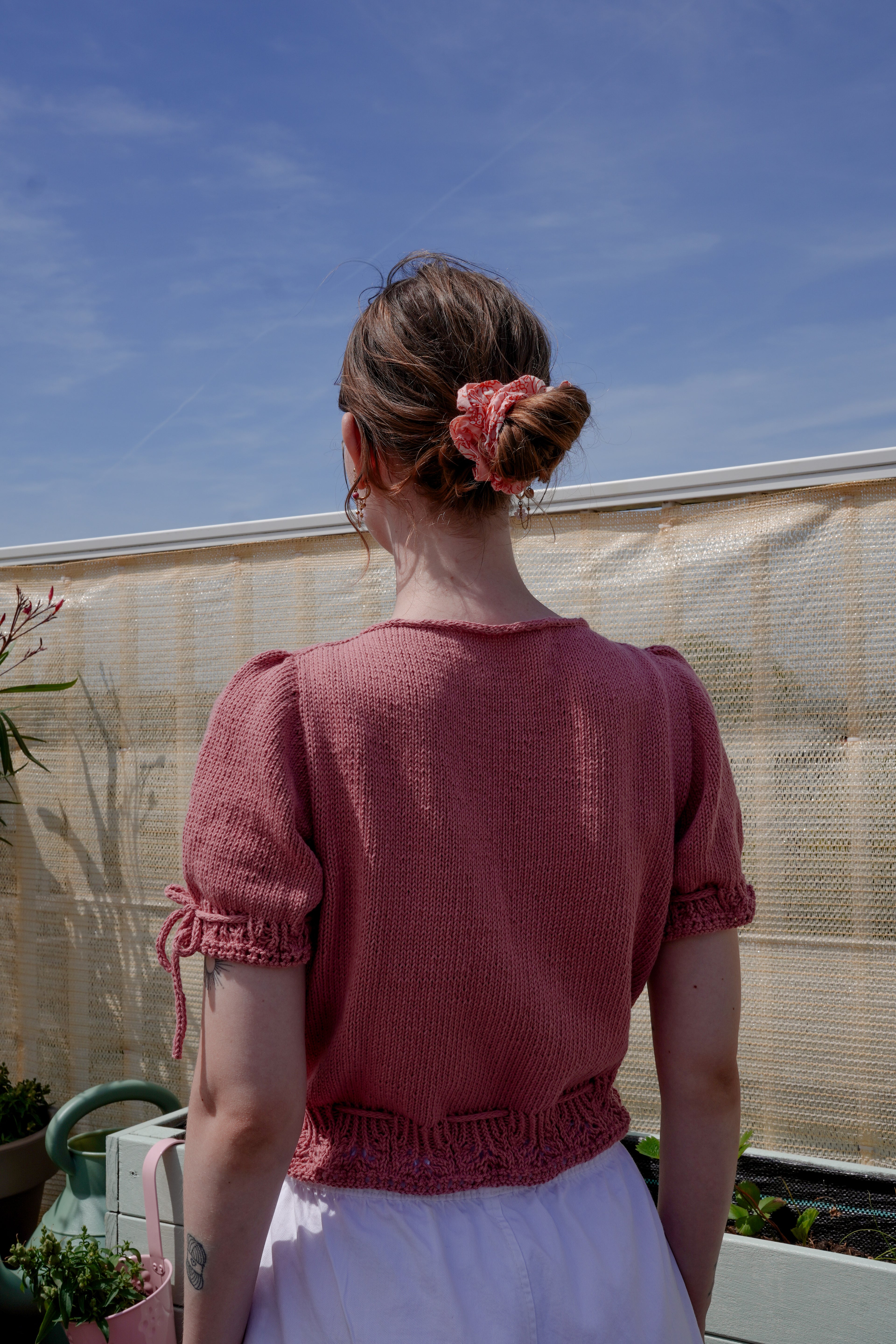 Lila Leaf Top | Knitting Pattern