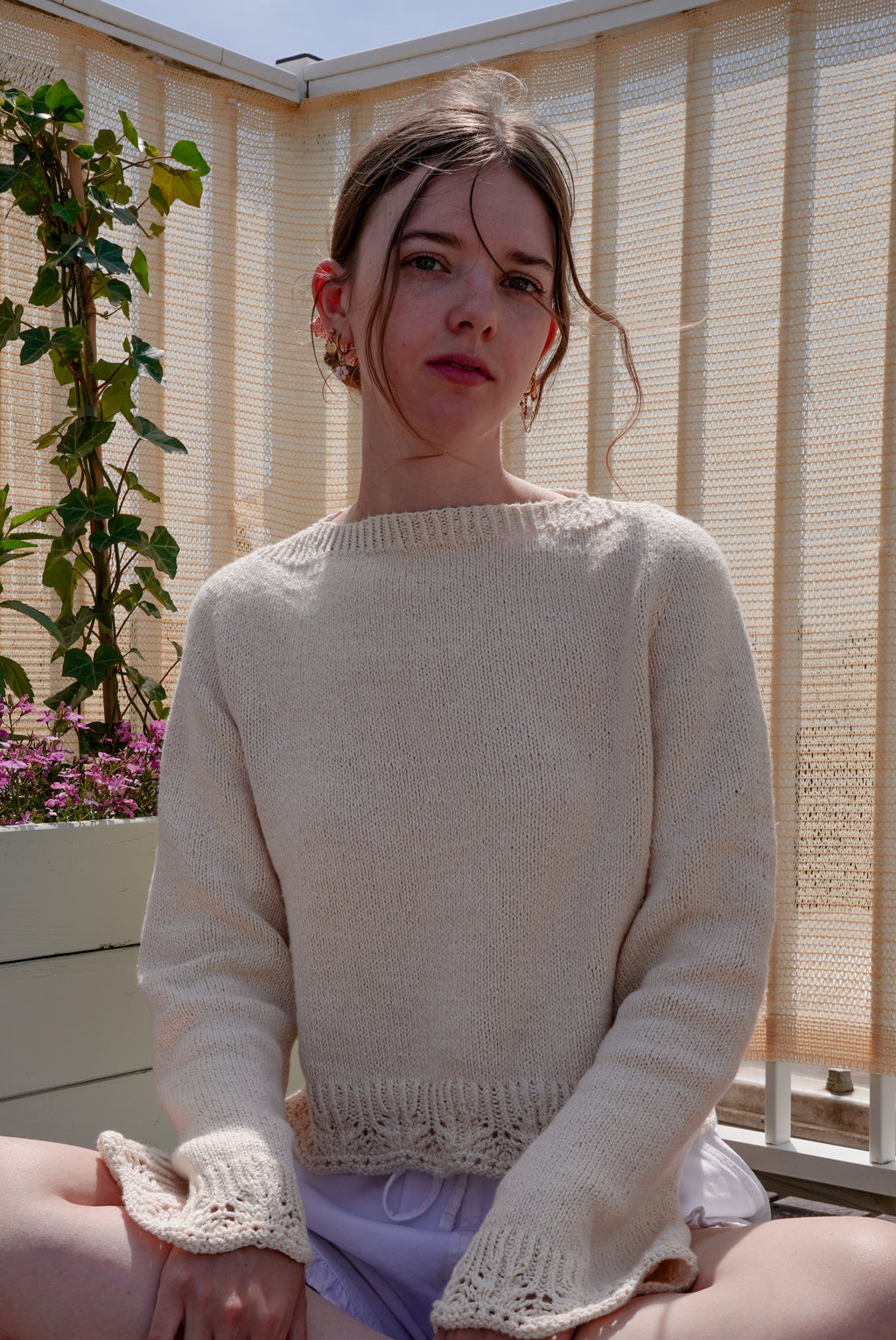 Lila Leaf Top | Knitting Pattern