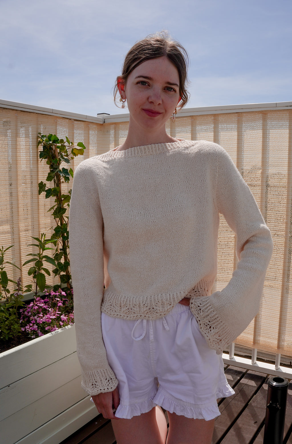 Lila Leaf Top | Knitting Pattern