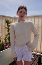 Lila Leaf Top | Knitting Pattern