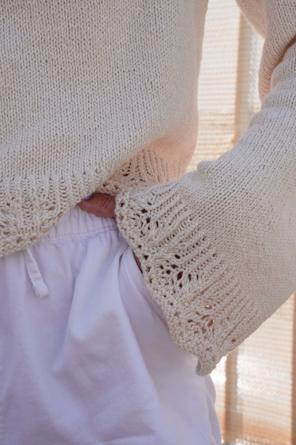 Lila Leaf Top | Knitting Pattern