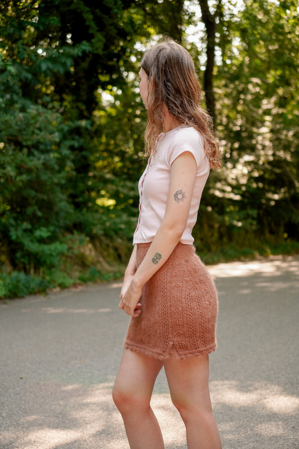 Posie Pointelle Skirt | Knitting Pattern