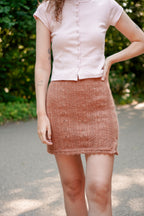 Posie Pointelle Skirt | Knitting Pattern