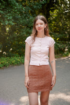 Posie Pointelle Skirt | Knitting Pattern
