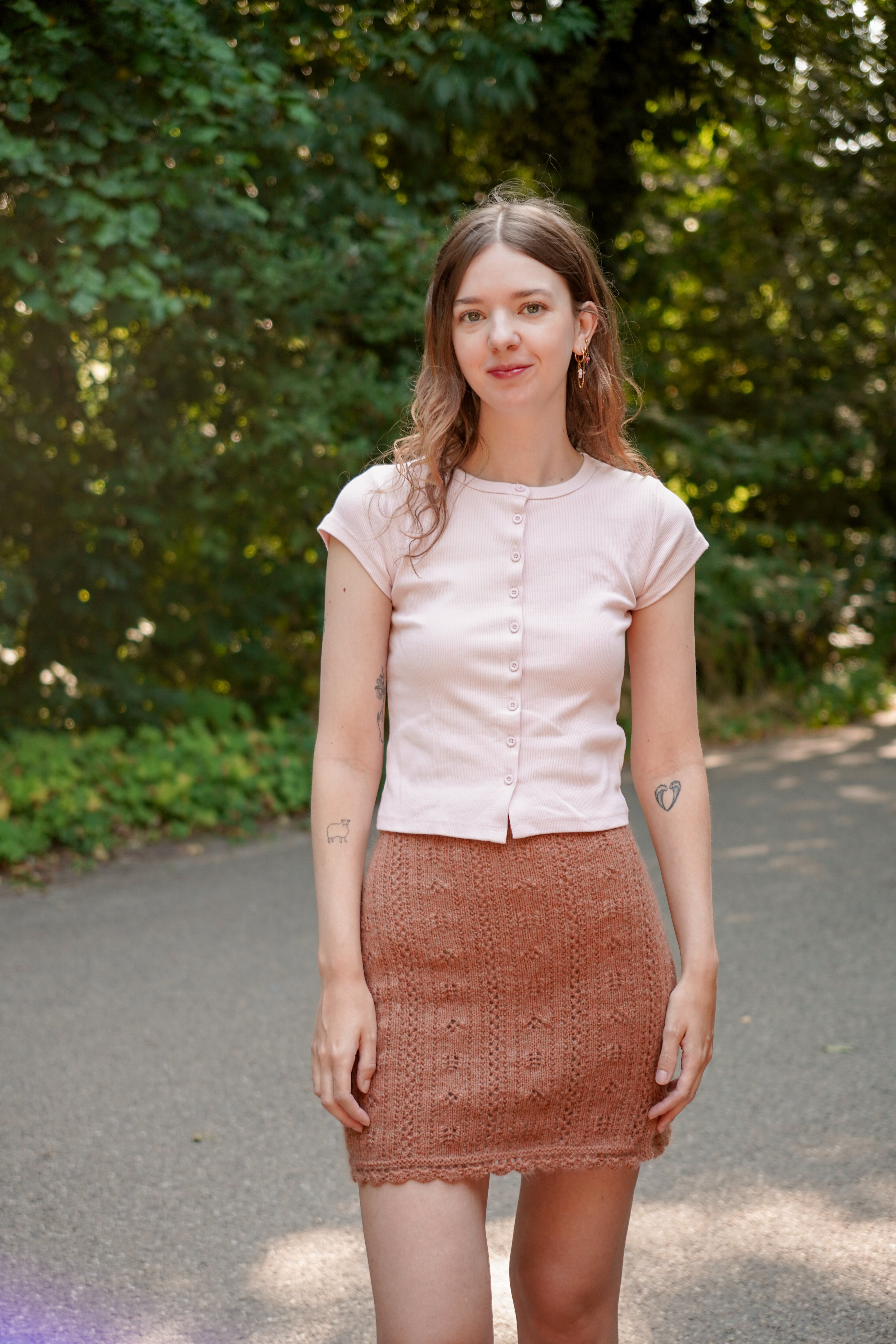 Posie Pointelle Skirt | Knitting Pattern