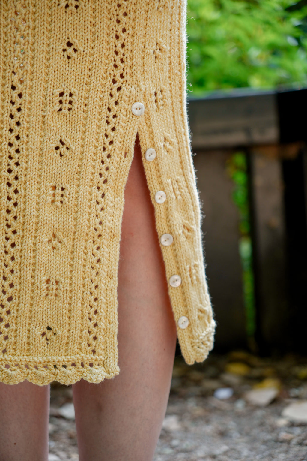 Posie Pointelle Skirt | Knitting Pattern