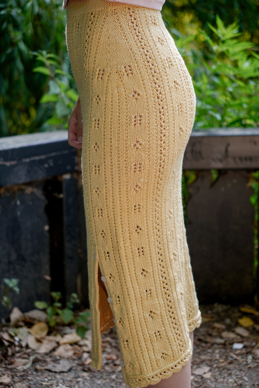 Posie Pointelle Skirt | Knitting Pattern
