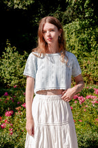 Posie Pointelle Top | Knitting Pattern